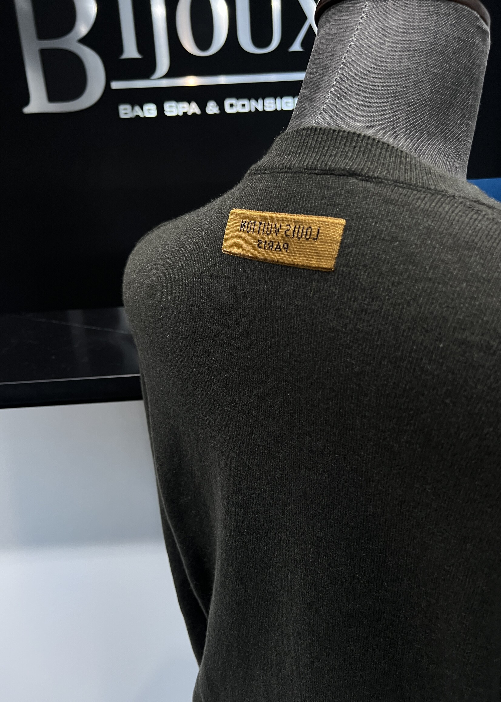 Louis Vuitton SOLD - Louis Vuitton LVSE Embossed Crew Neck- Green