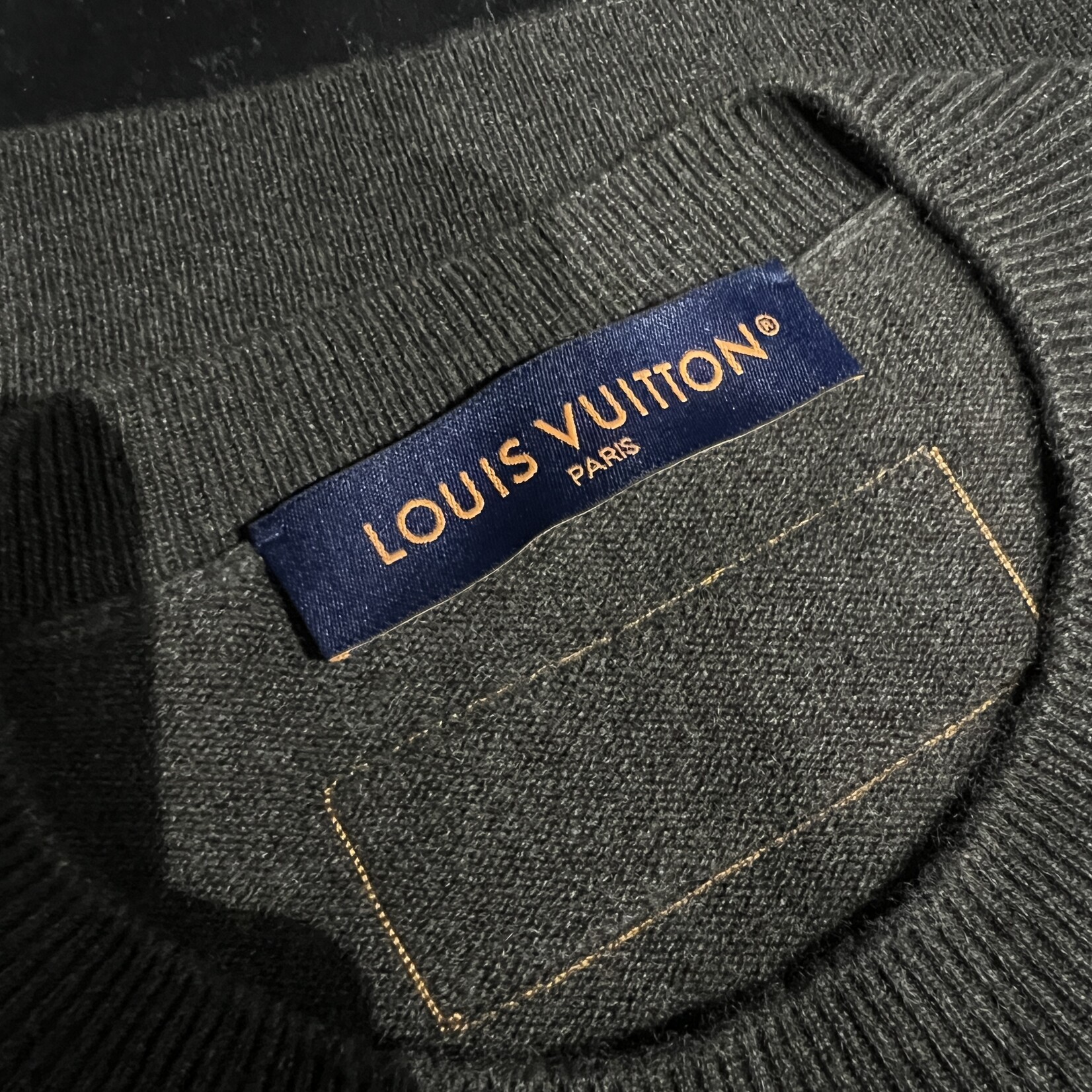 Louis Vuitton SOLD - Louis Vuitton LVSE Embossed Crew Neck- Green