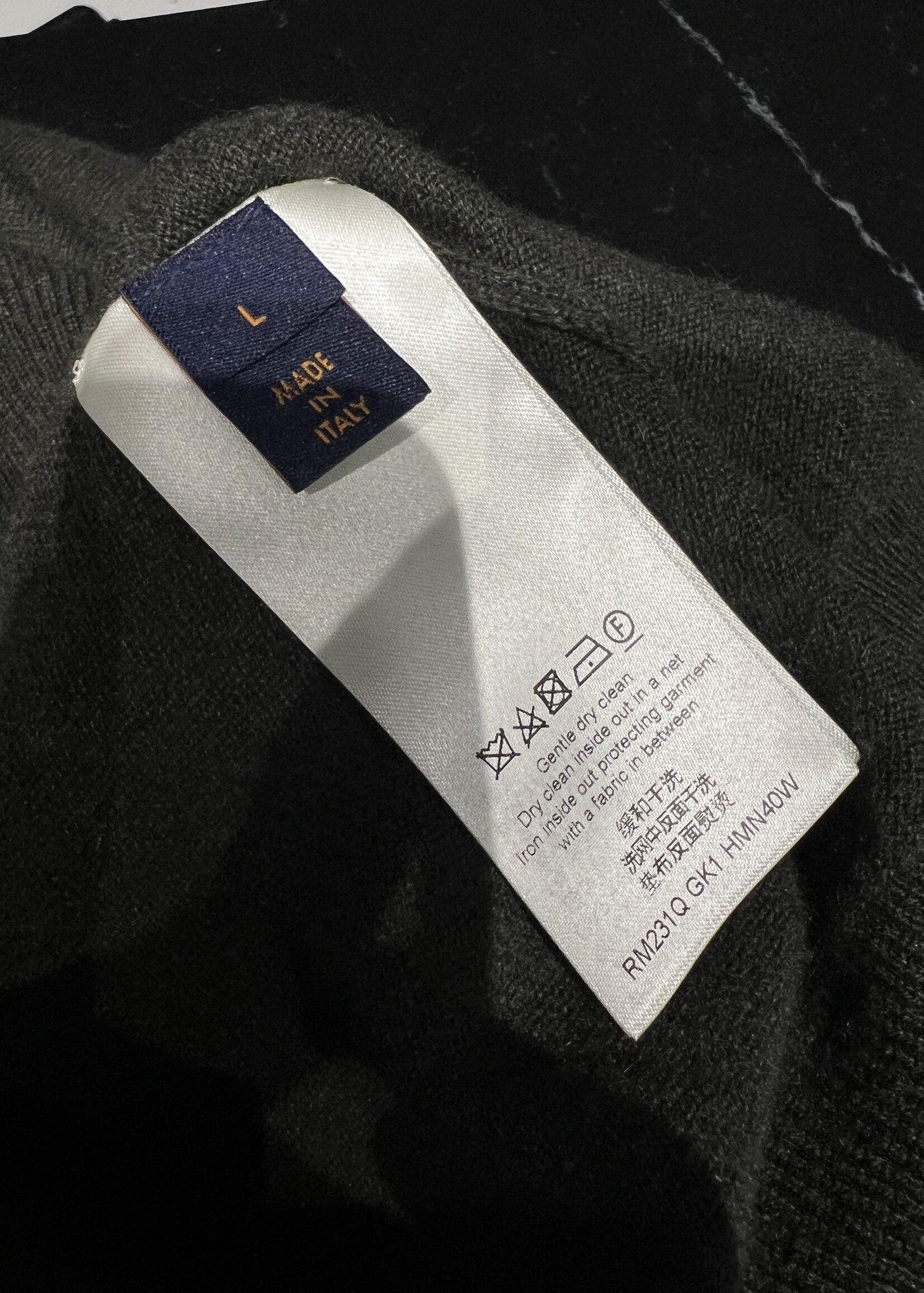 Louis Vuitton SOLD - Louis Vuitton LVSE Embossed Crew Neck- Green