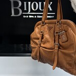 Prada SOLD - Prada Washed Buffalo Frame Bag