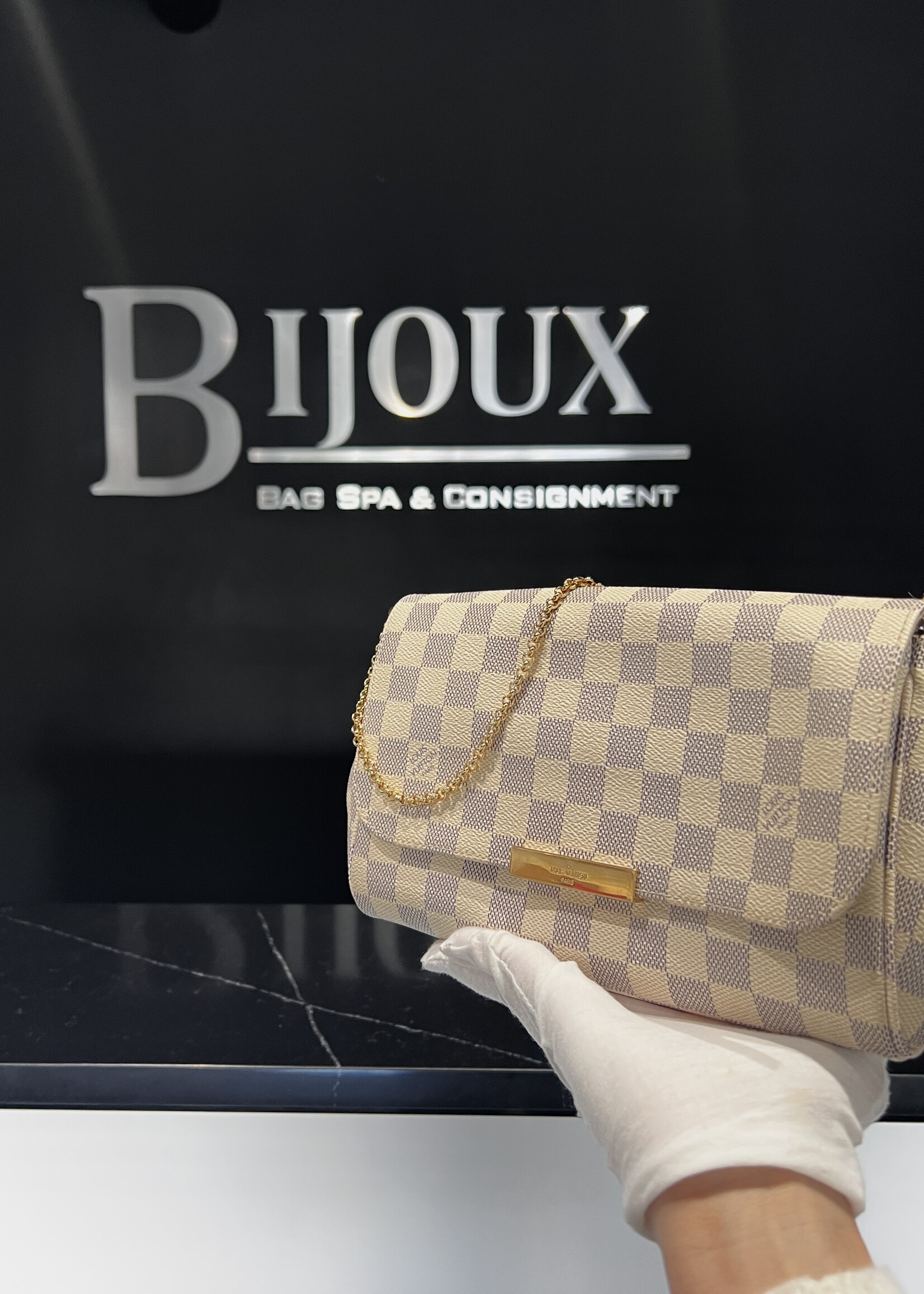 Louis Vuitton SOLD- Louis Vuitton Favorite MM Damier Azur