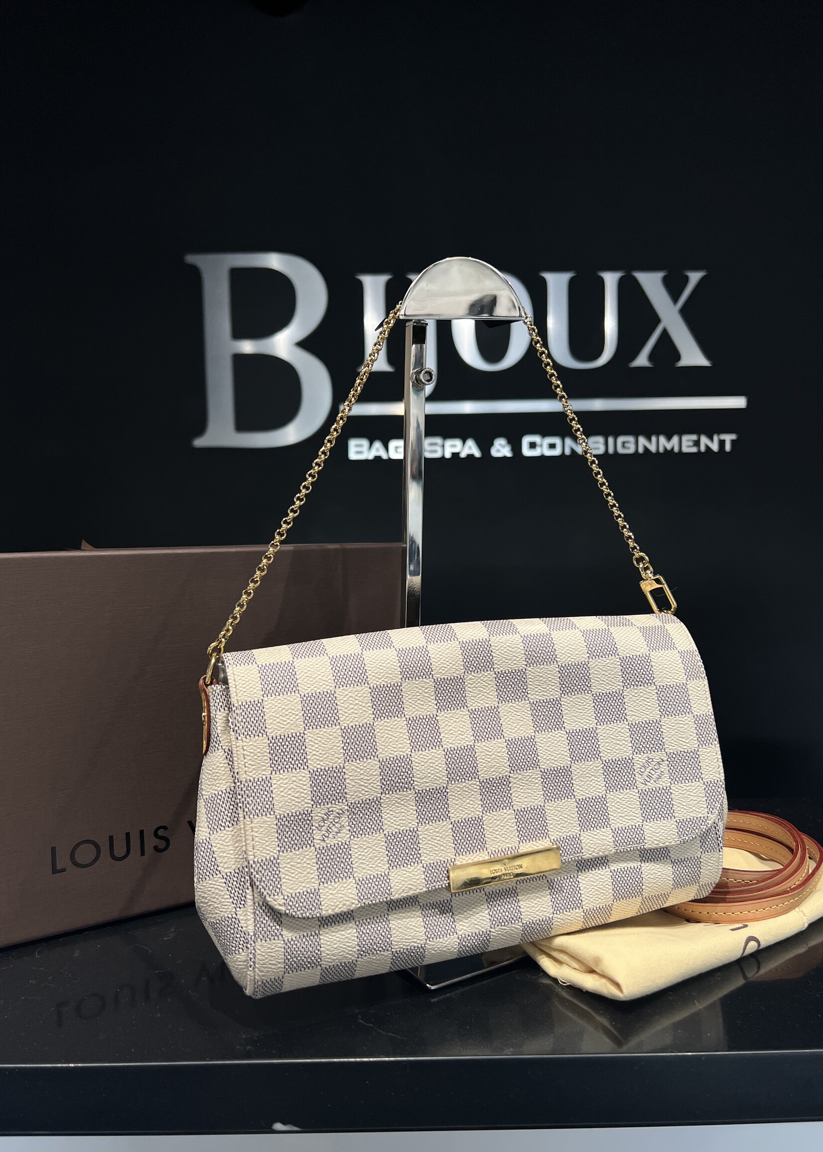 Louis Vuitton SOLD- Louis Vuitton Favorite MM Damier Azur