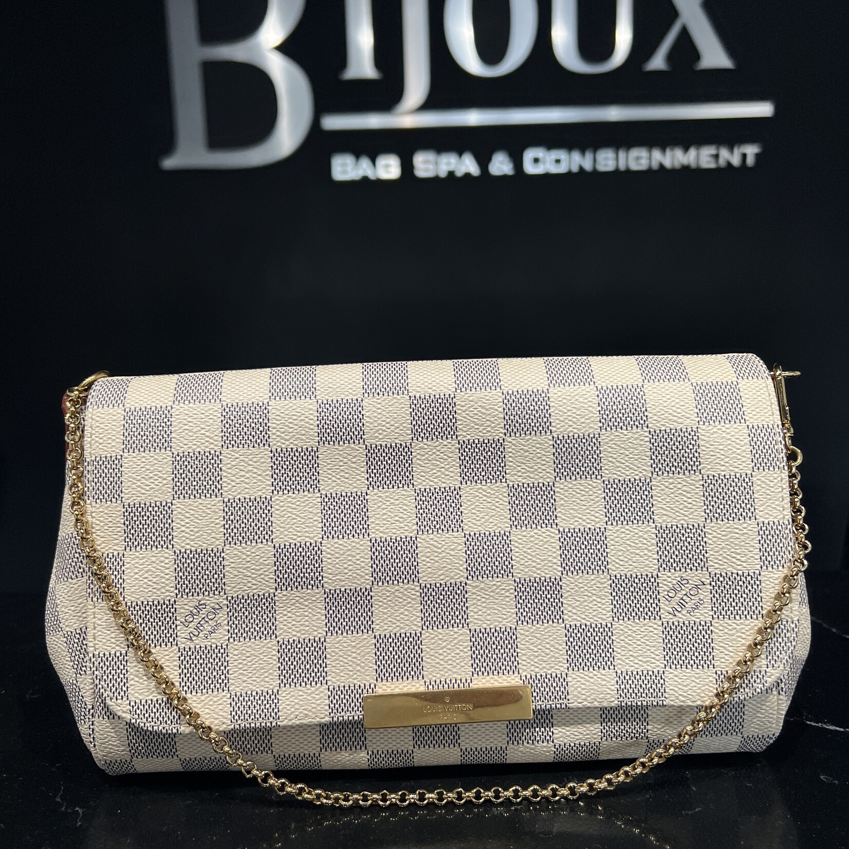 Louis Vuitton SOLD- Louis Vuitton Favorite MM Damier Azur