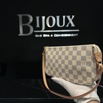 Louis Vuitton SOLD - Louis Vuitton Pochette Accessories  Damier Azur