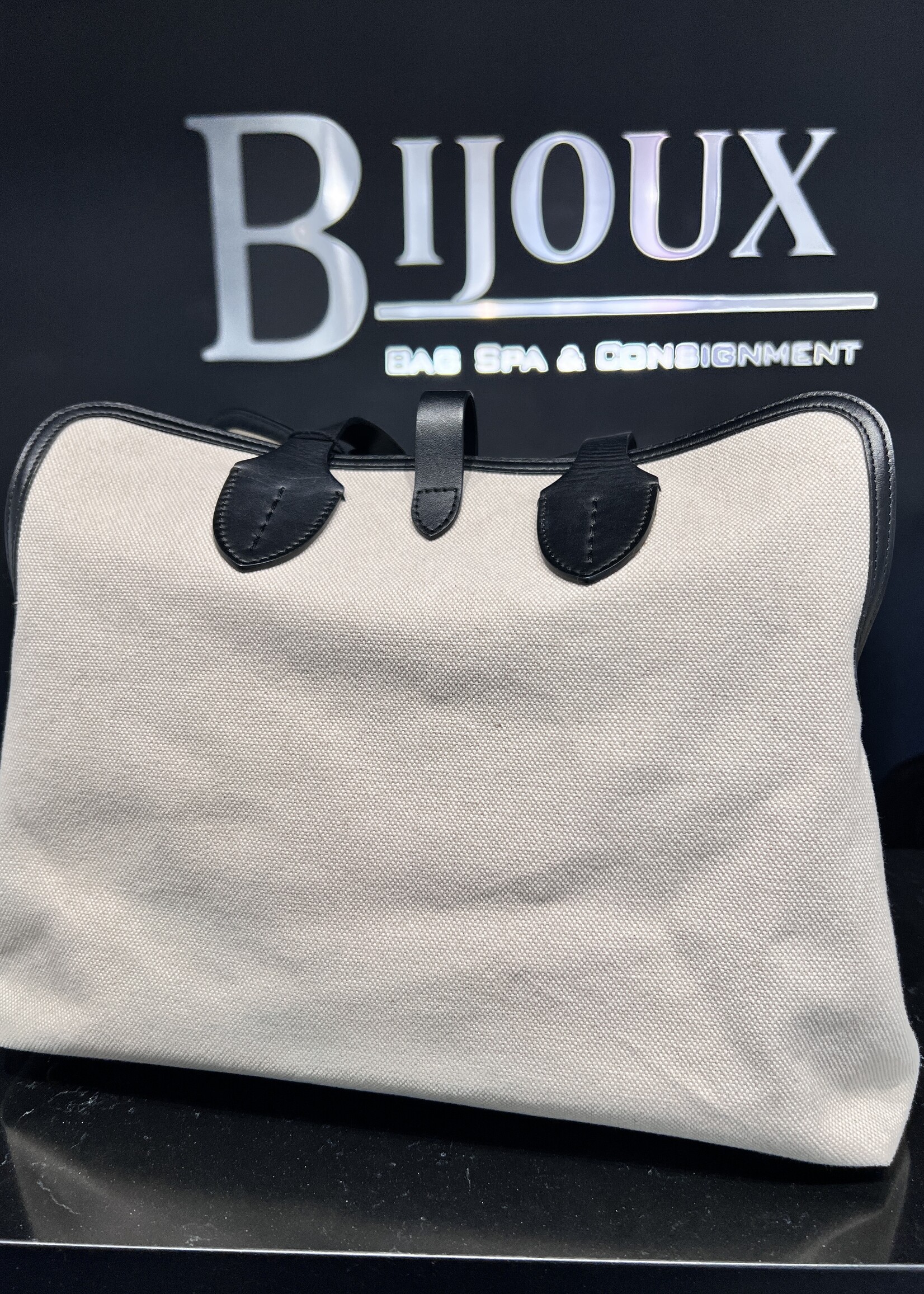 Burberry SOLD - Burberry Canvas Medium Belt Tote