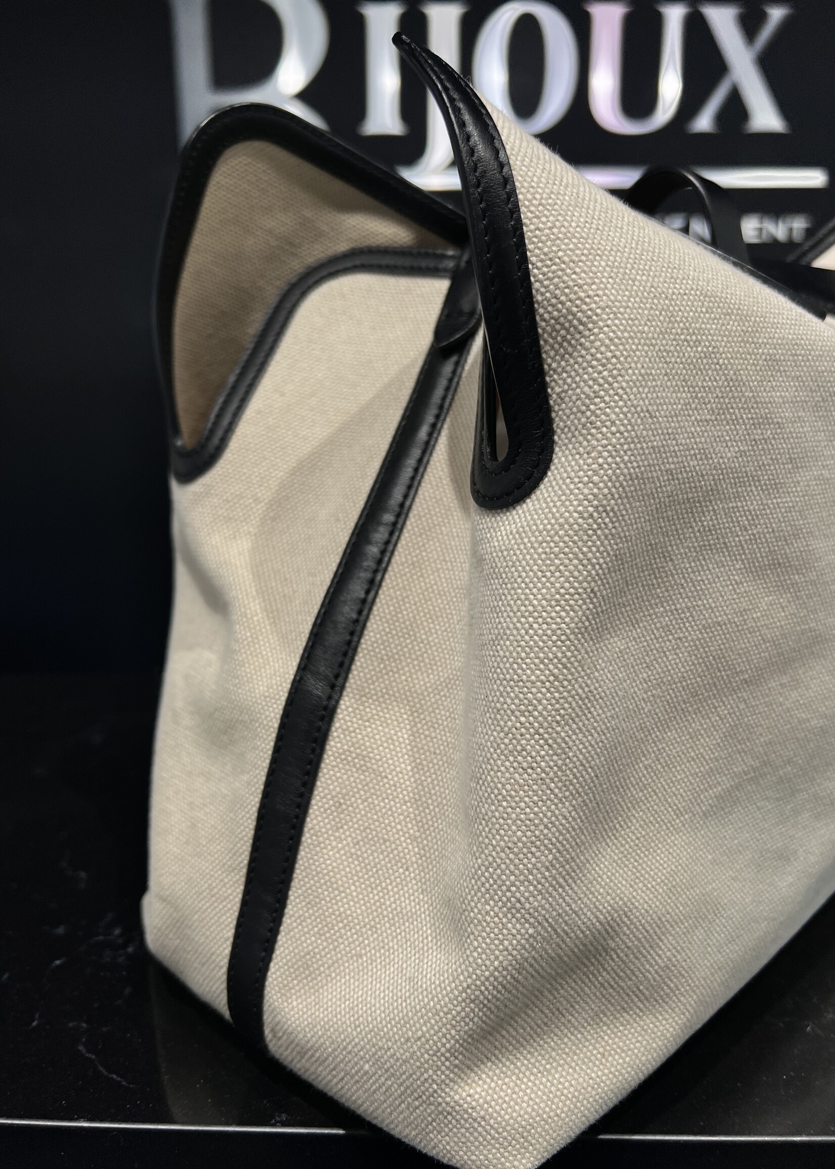 Burberry SOLD - Burberry Canvas Medium Belt Tote