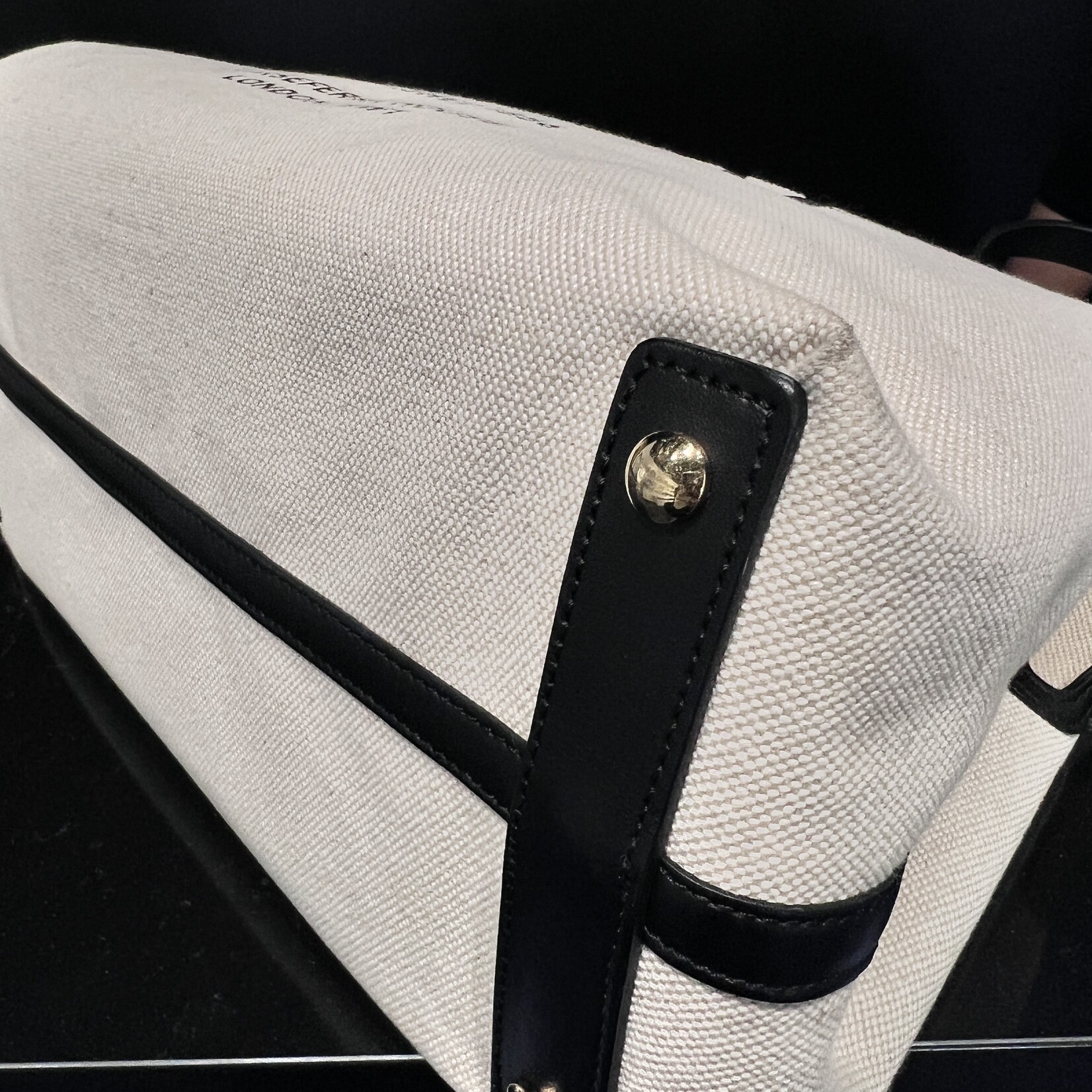 Burberry SOLD - Burberry Canvas Medium Belt Tote