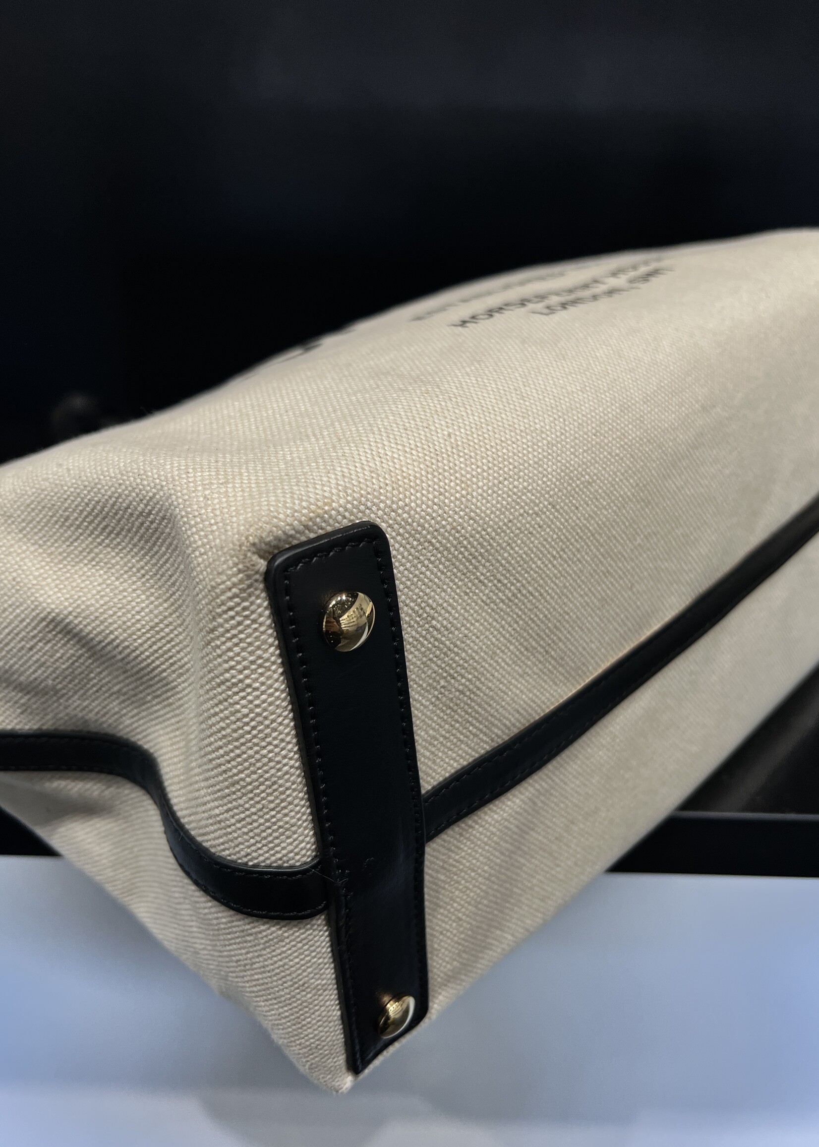 Burberry SOLD - Burberry Canvas Medium Belt Tote