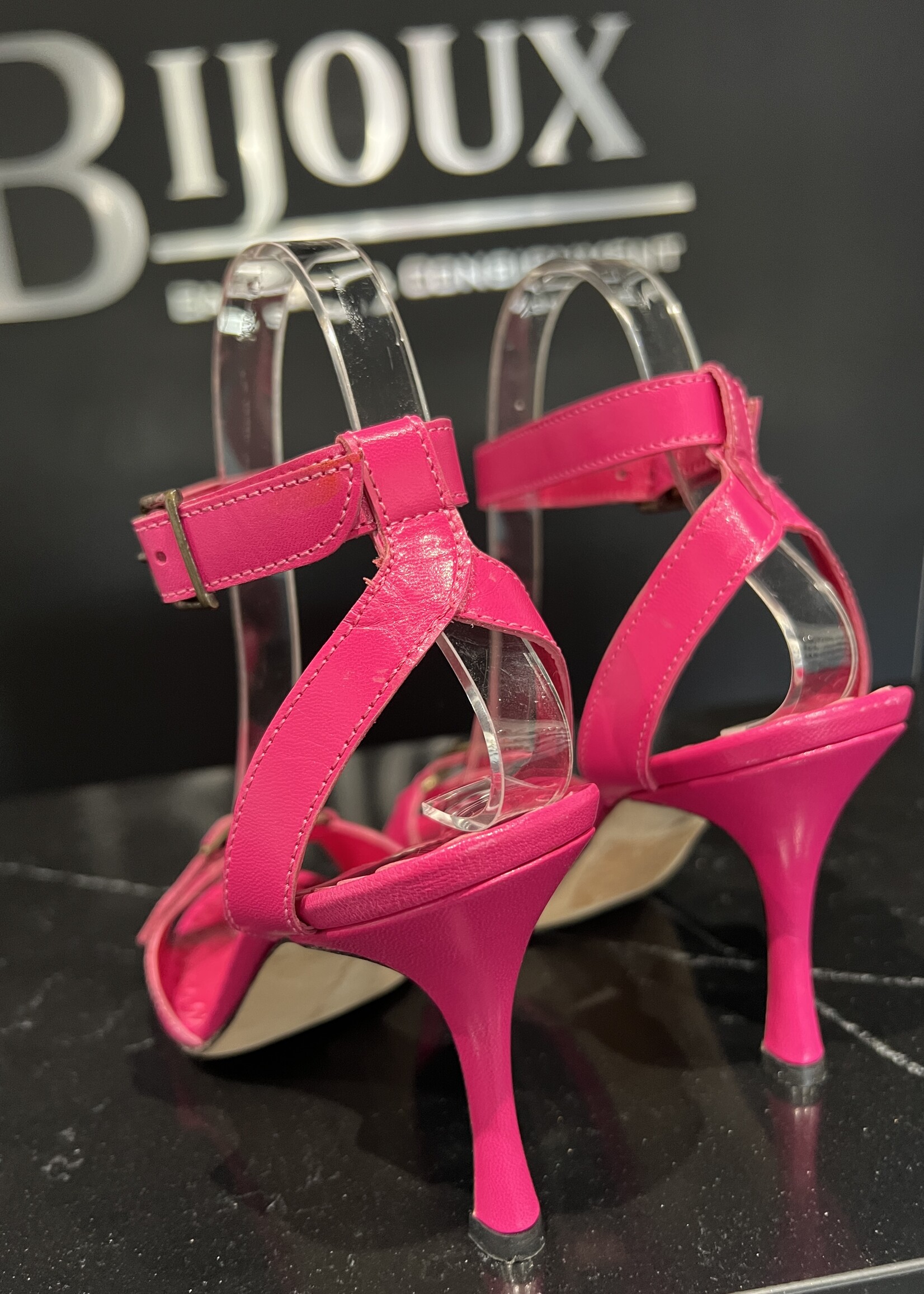 Manolo Blahnik Manolo Blahnik Red Strap Heels - 36