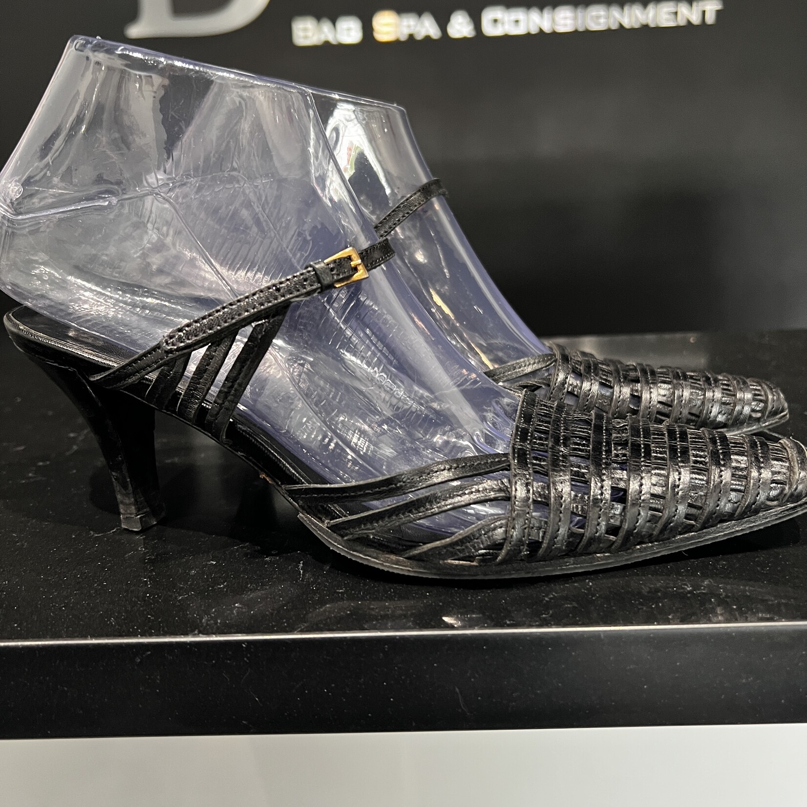 Prada Prada Woven Kitten Heels - 35.5