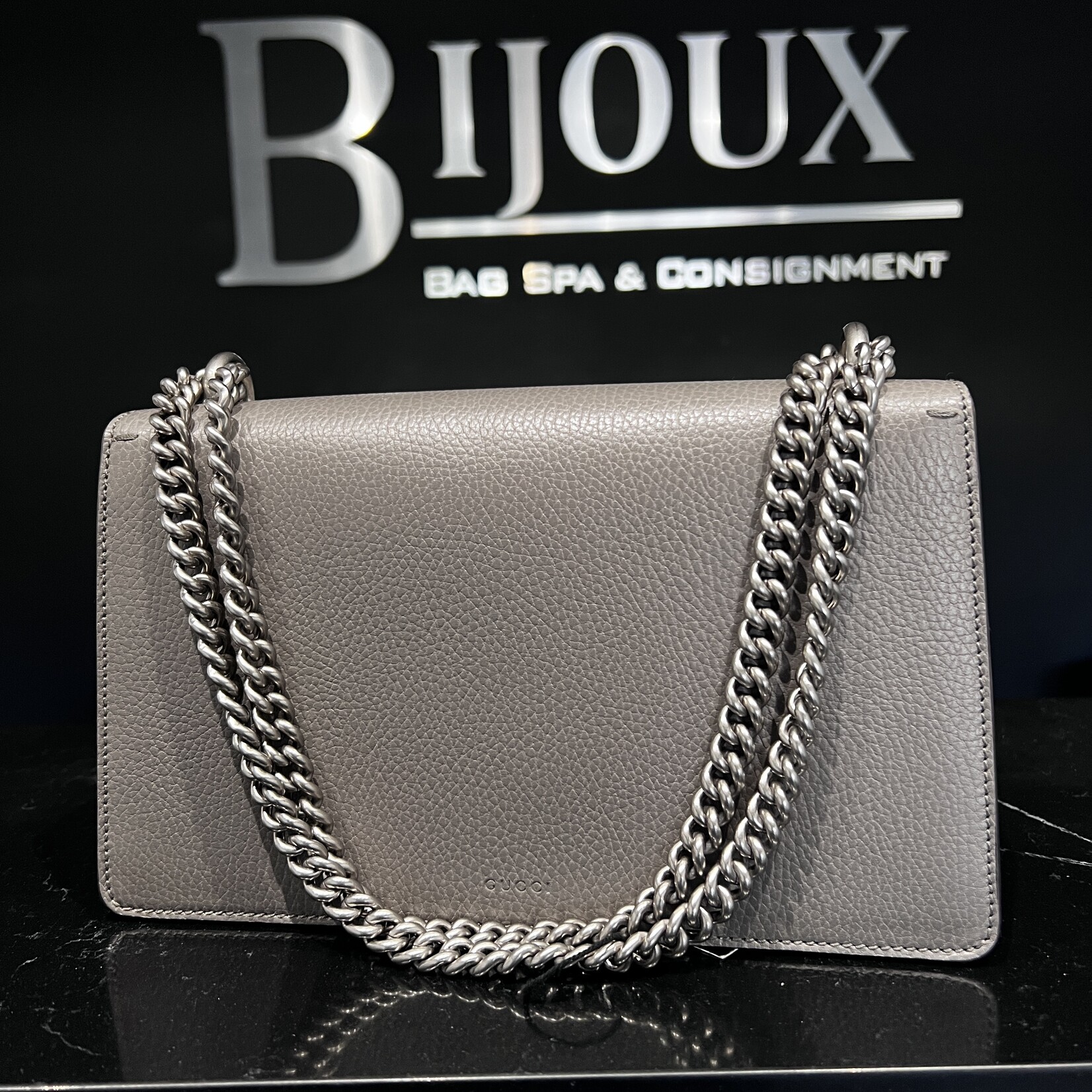 Gucci Gucci Grey Dionysus Crystal