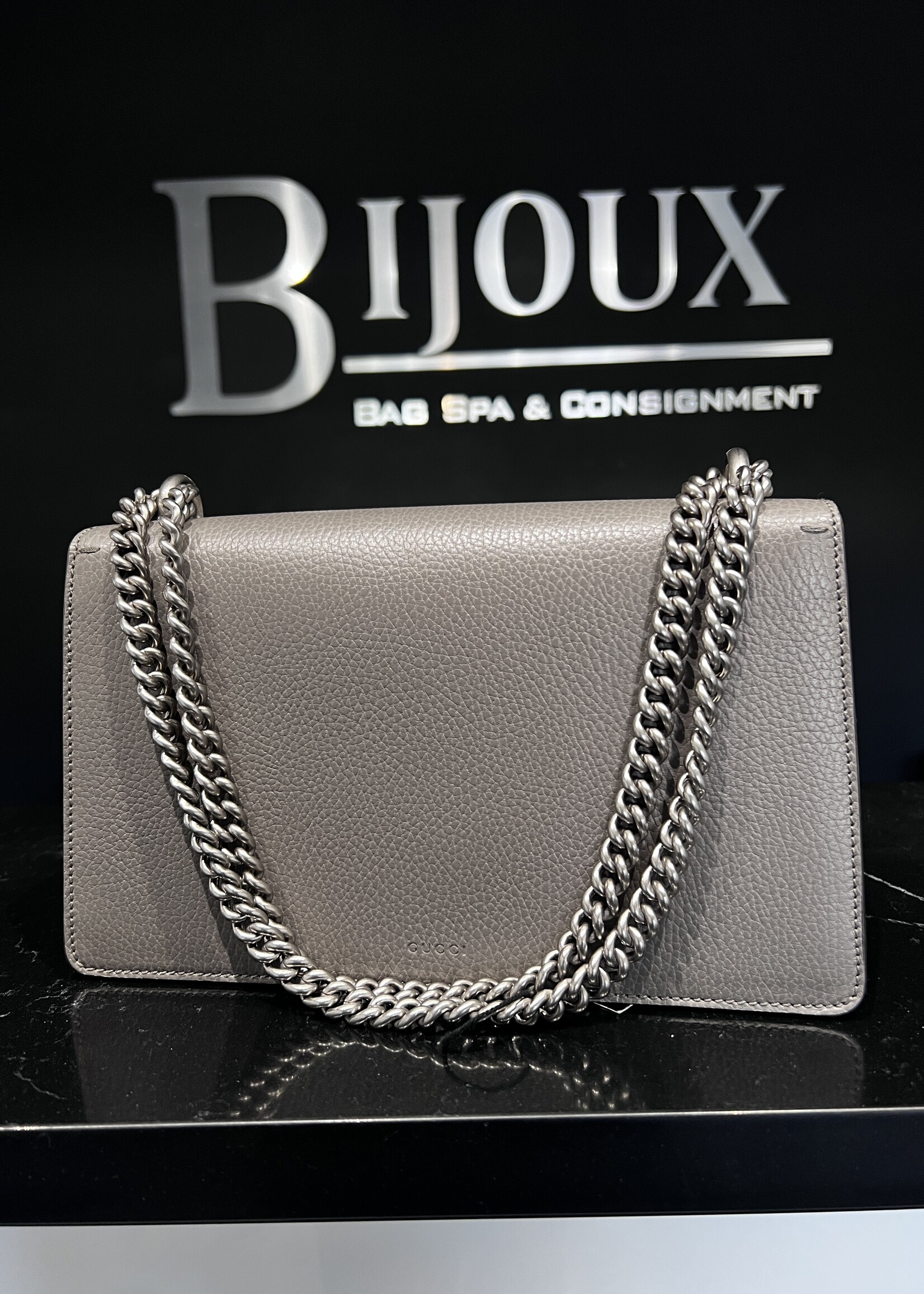 Gucci Gucci Grey Dionysus Crystal