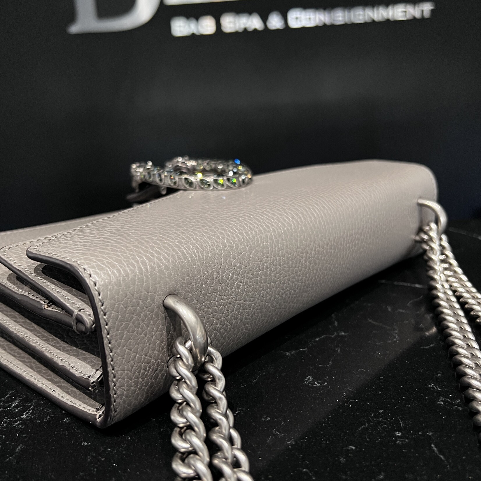 Gucci Gucci Grey Dionysus Crystal
