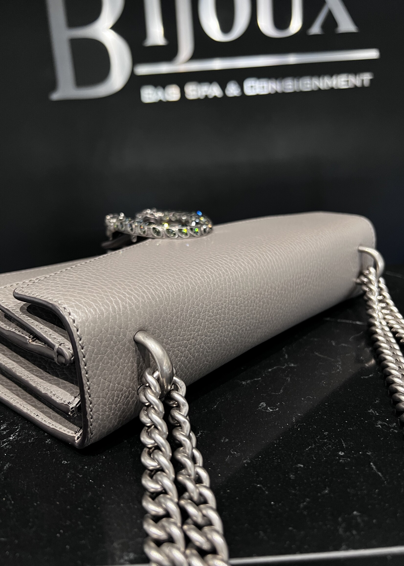 Gucci Gucci Grey Dionysus Crystal