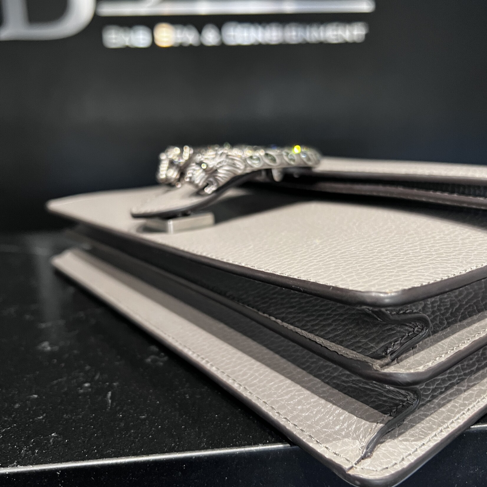 Gucci Gucci Grey Dionysus Crystal