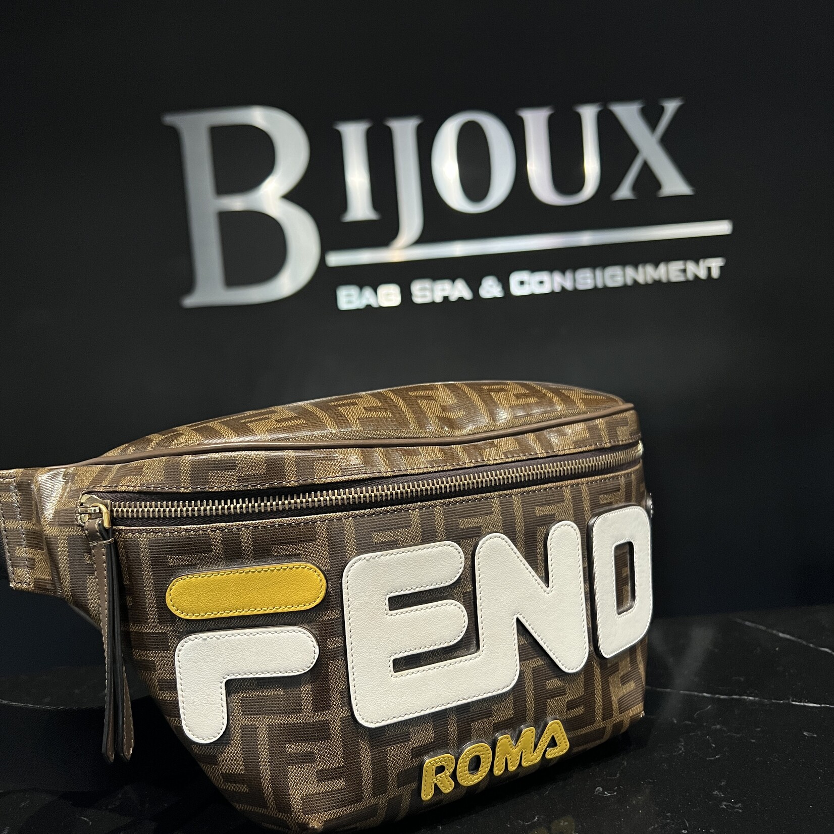 SOLD- Fendi x Fila Spalmati Mania Belt Bag