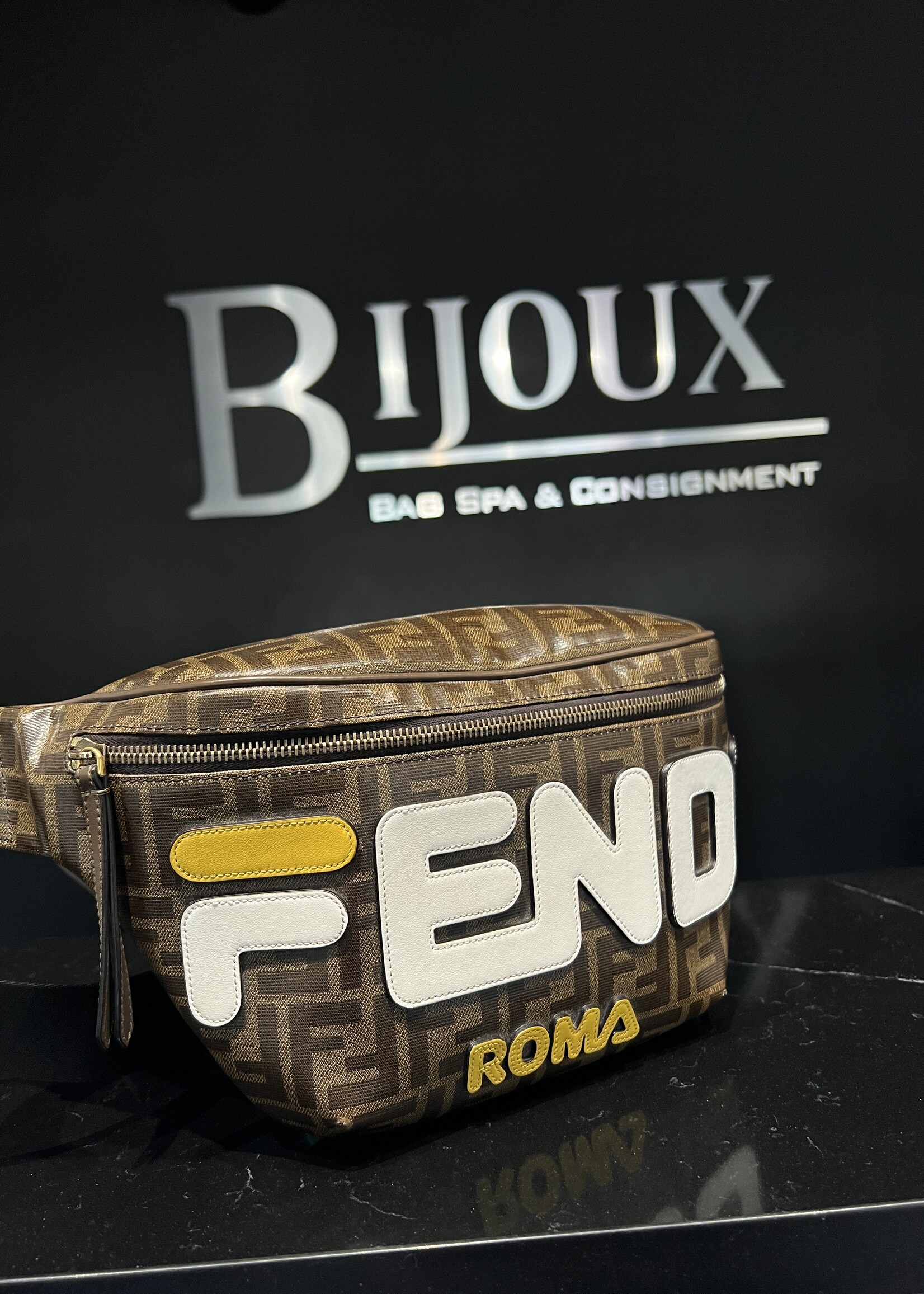 SOLD- Fendi x Fila Spalmati Mania Belt Bag