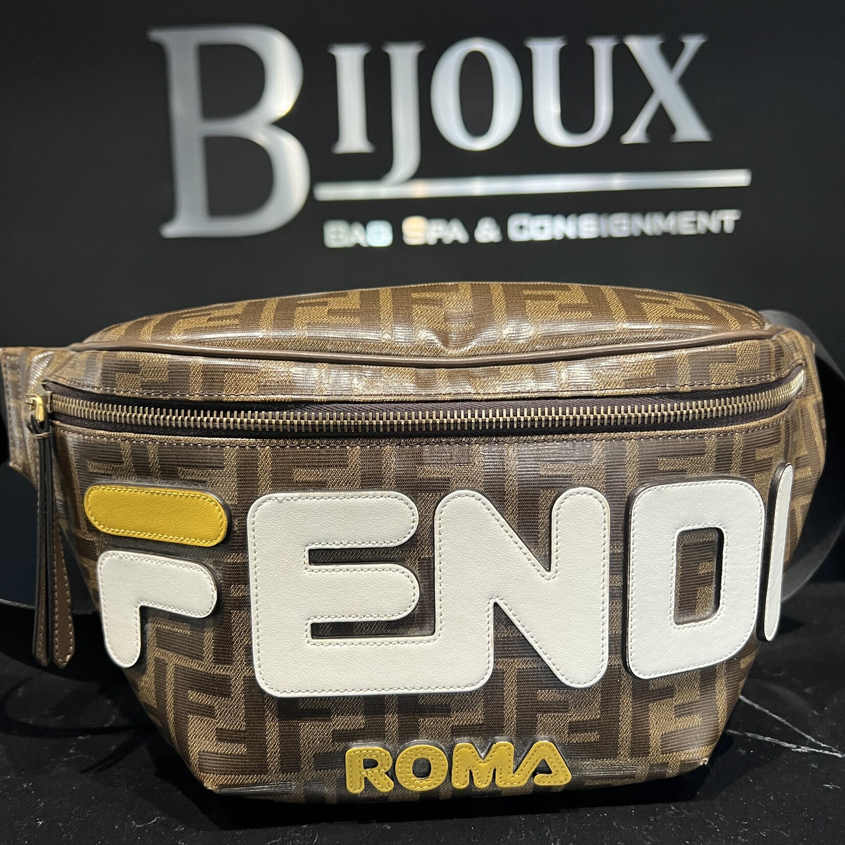 SOLD- Fendi x Fila Spalmati Mania Belt Bag