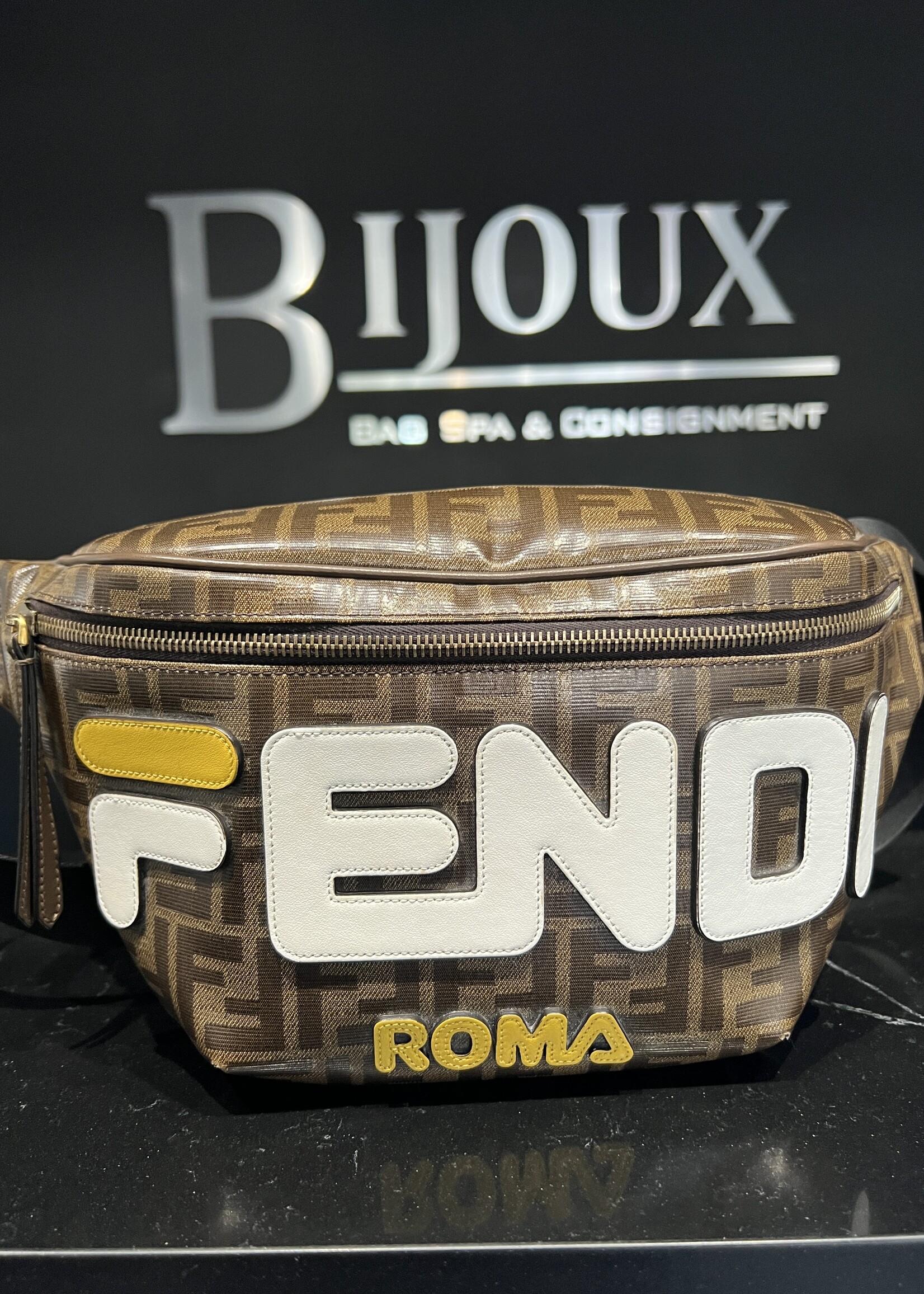 SOLD- Fendi x Fila Spalmati Mania Belt Bag