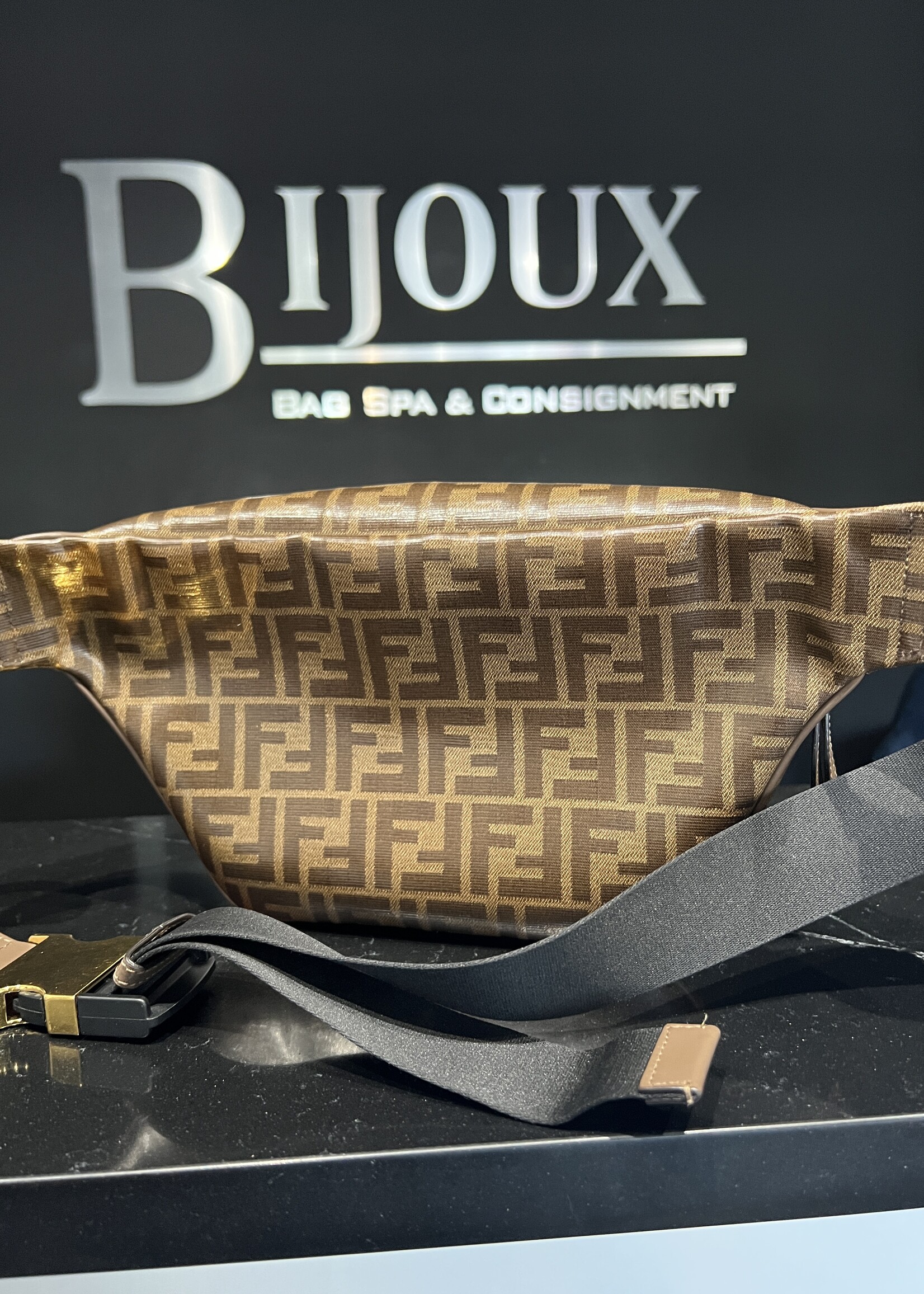 SOLD- Fendi x Fila Spalmati Mania Belt Bag