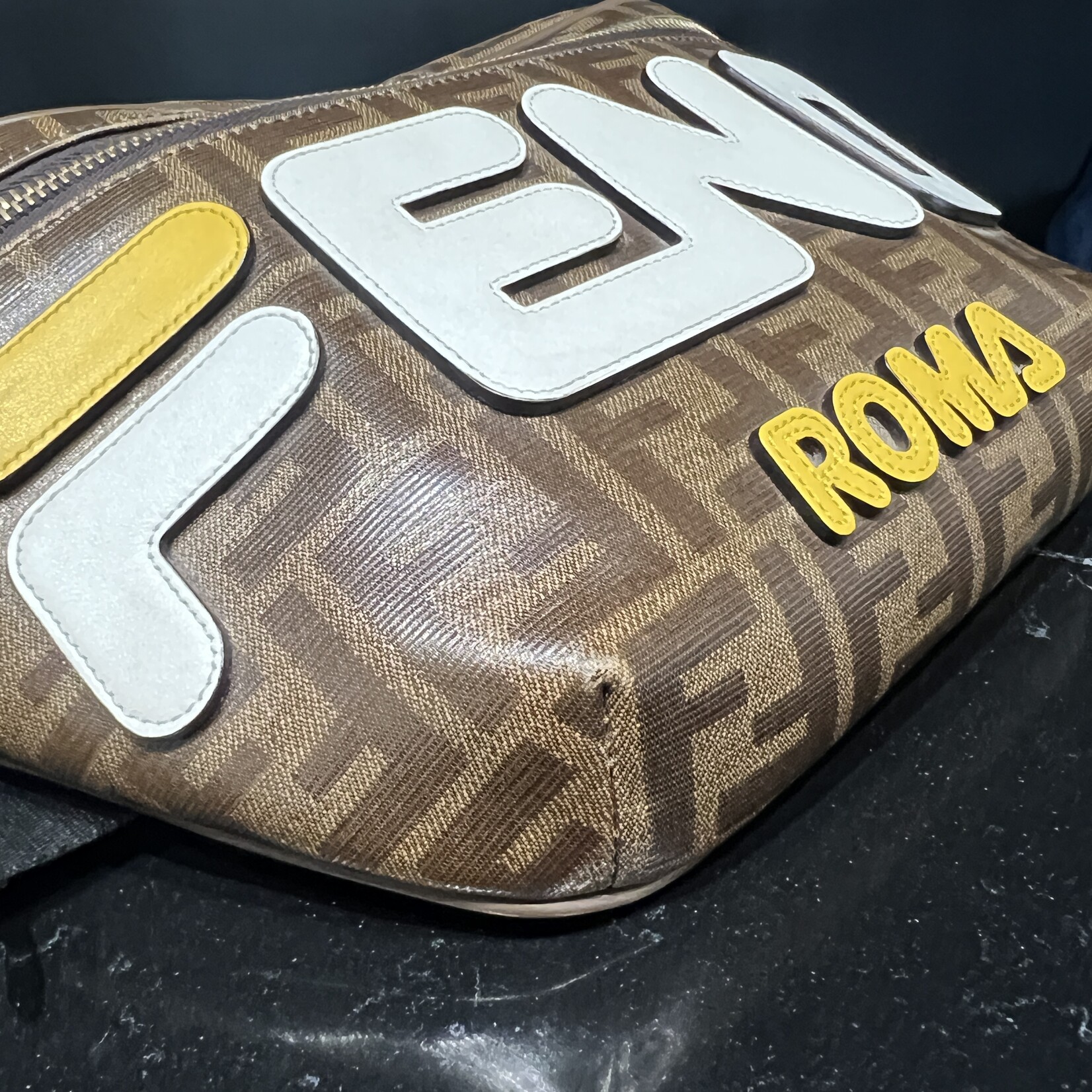 SOLD- Fendi x Fila Spalmati Mania Belt Bag