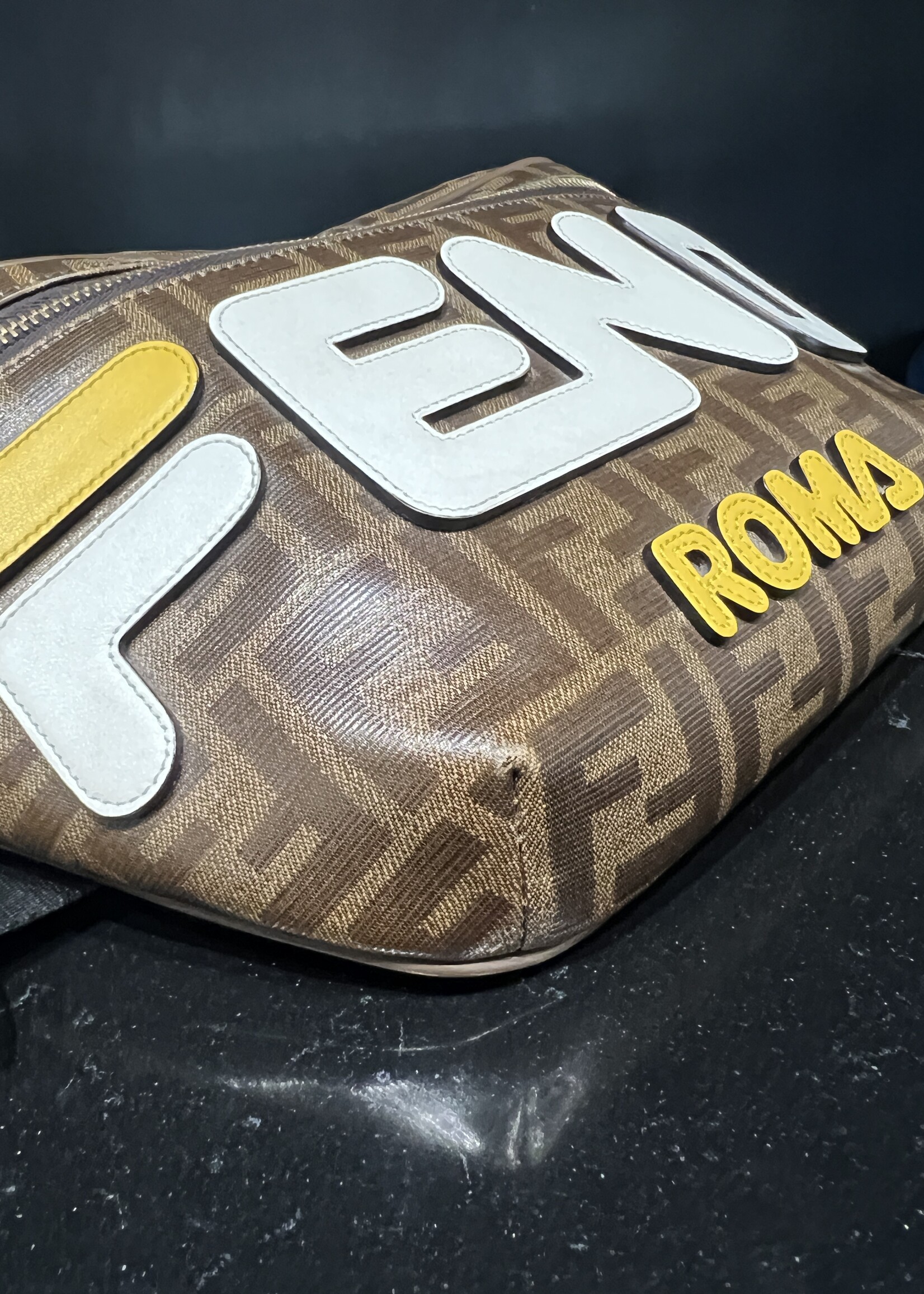 SOLD- Fendi x Fila Spalmati Mania Belt Bag