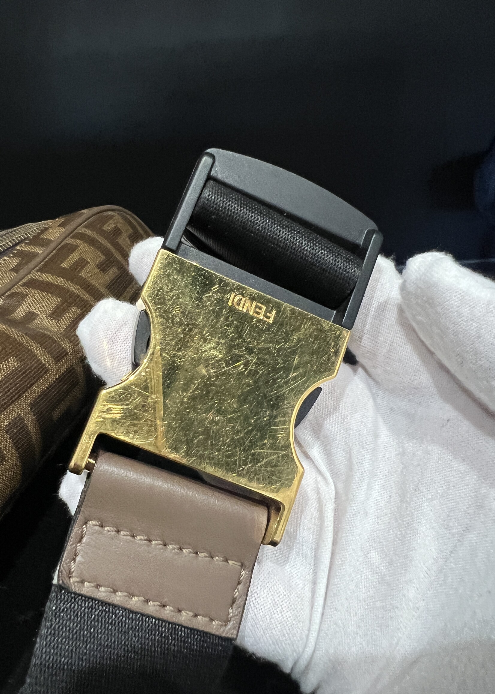 SOLD- Fendi x Fila Spalmati Mania Belt Bag