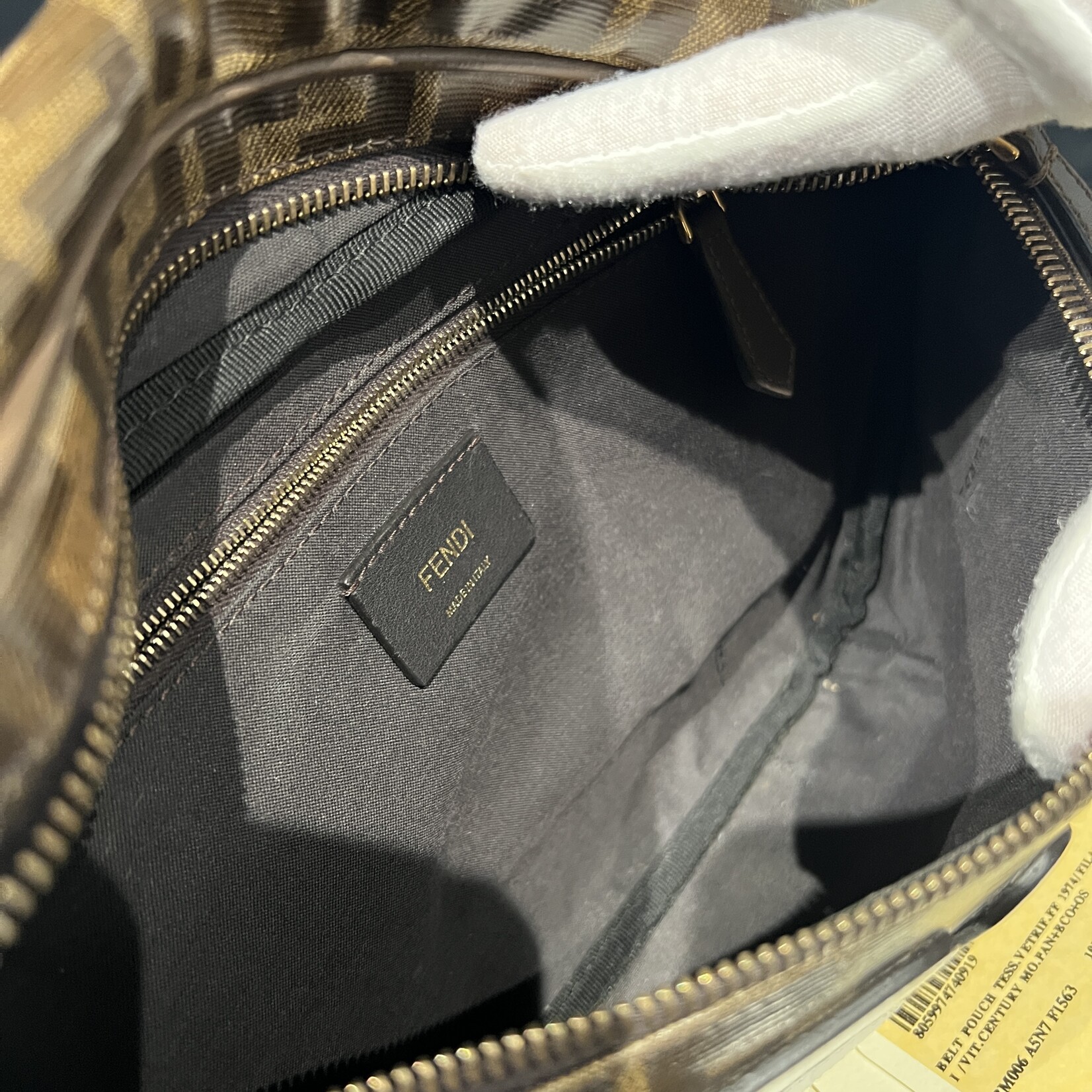 SOLD- Fendi x Fila Spalmati Mania Belt Bag