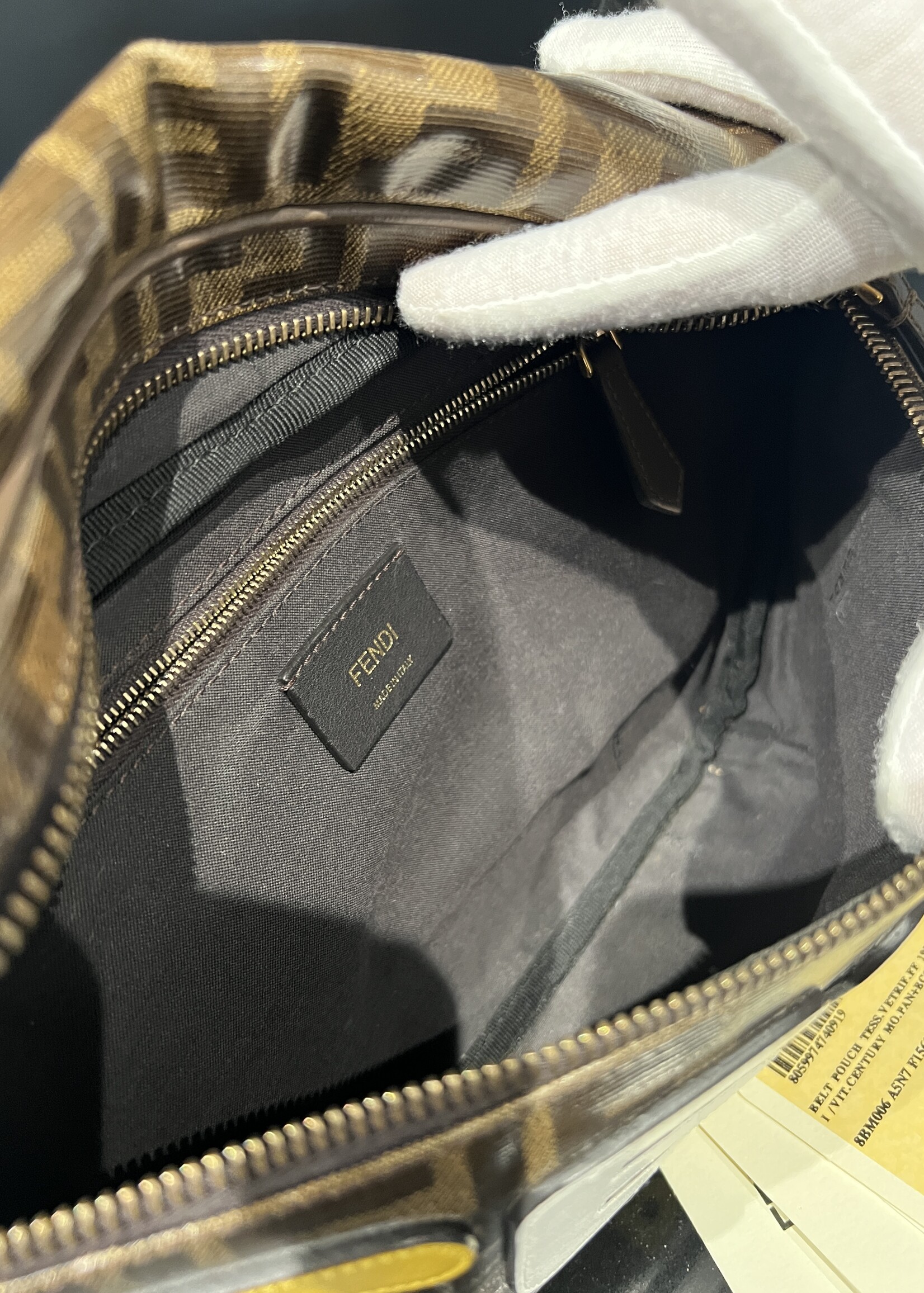 SOLD- Fendi x Fila Spalmati Mania Belt Bag