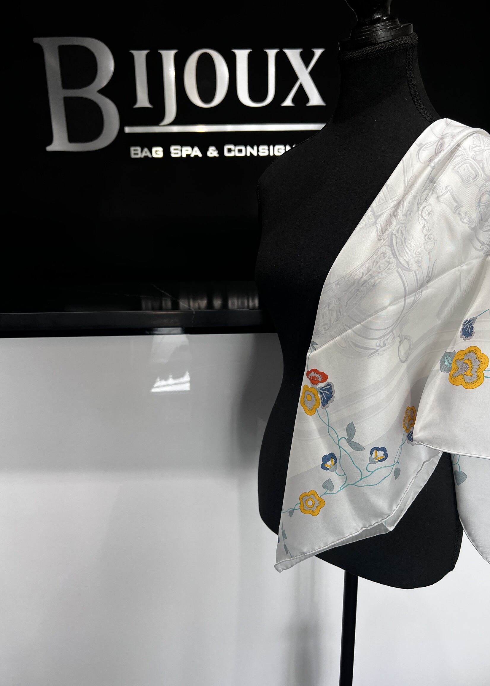 Hermes SOLD- Hermes Carre Twill Scarf 90