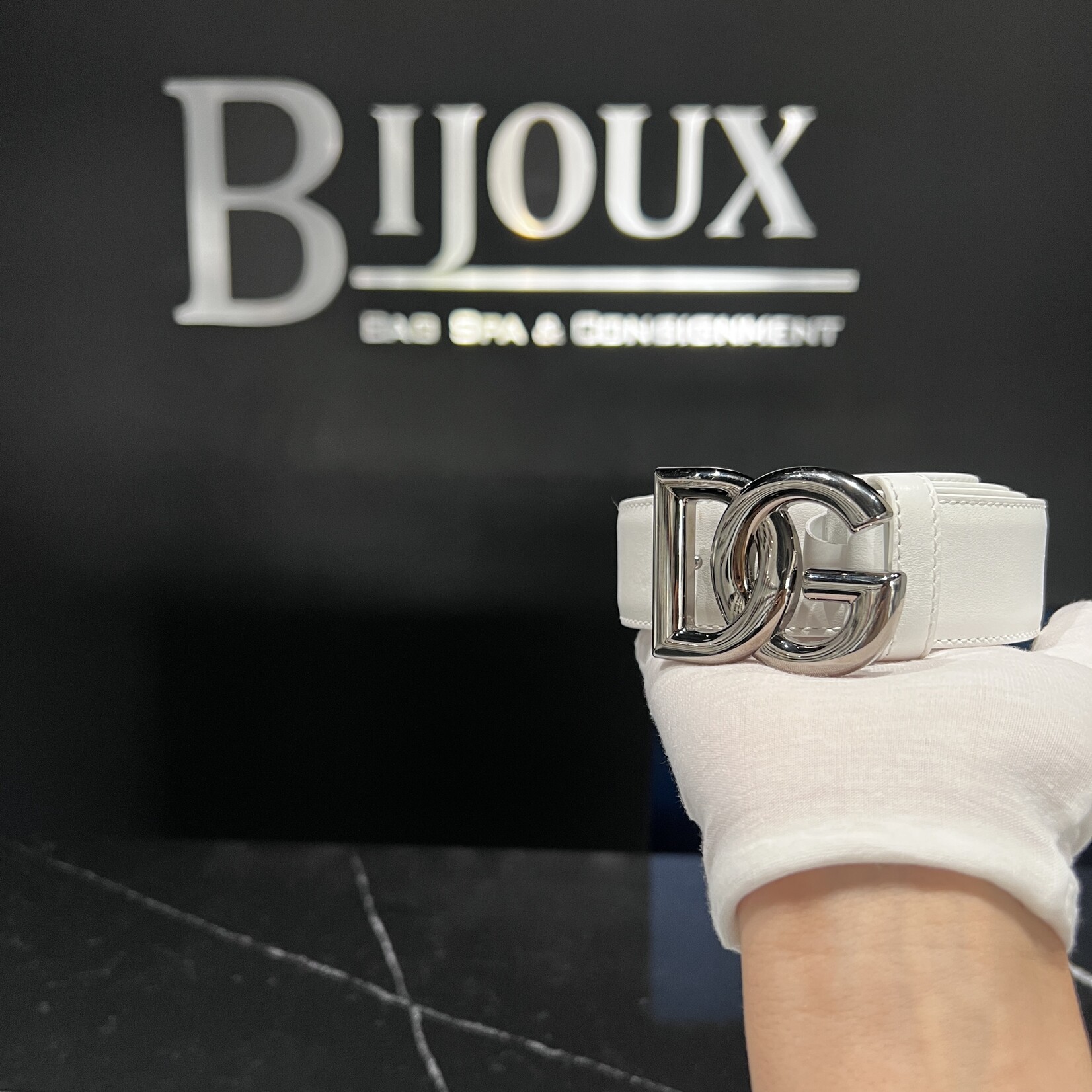 Dolce & Gabbana SOLD - Dolce & Gabbana Logo Buckle Belt