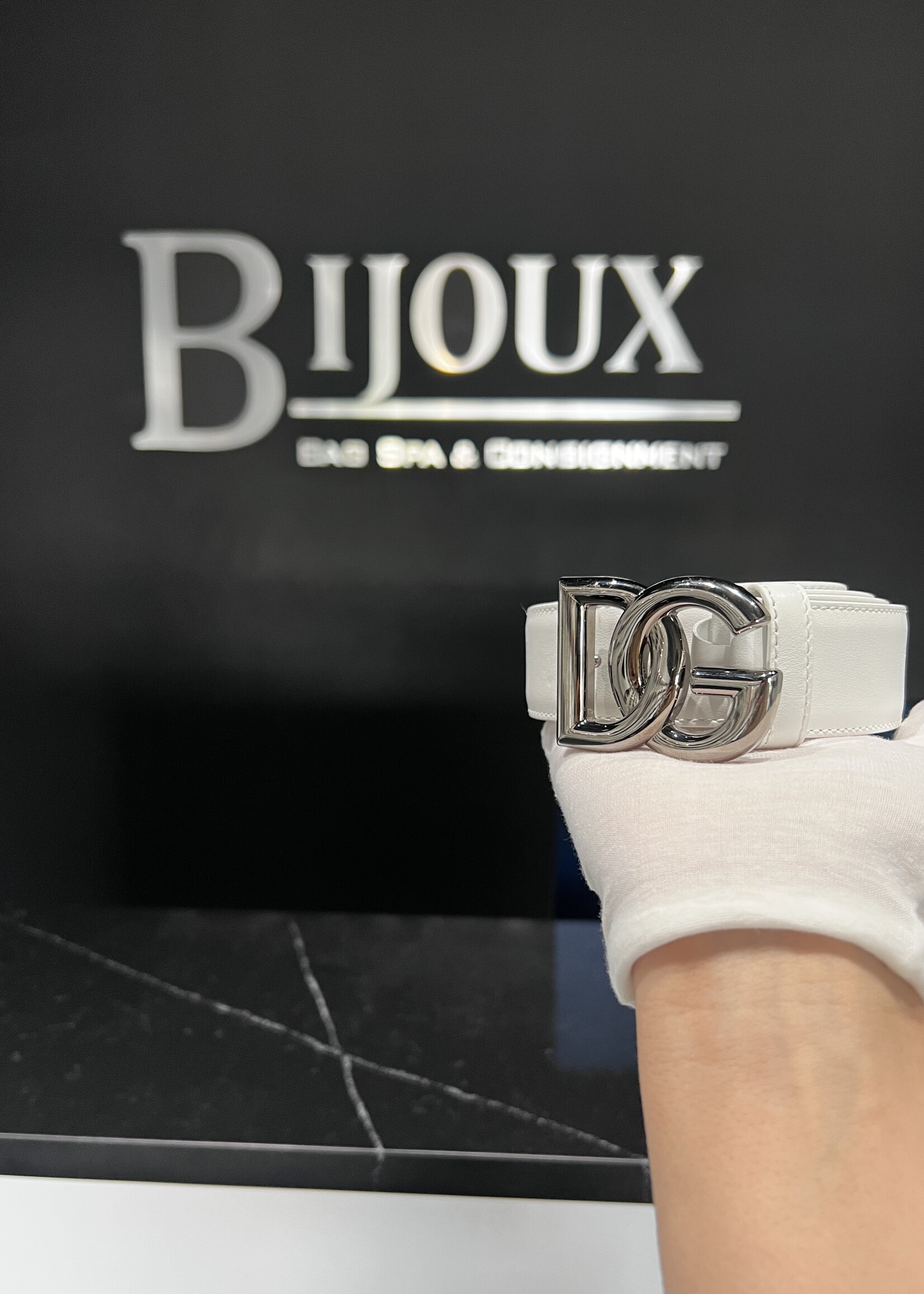 Dolce & Gabbana SOLD - Dolce & Gabbana Logo Buckle Belt