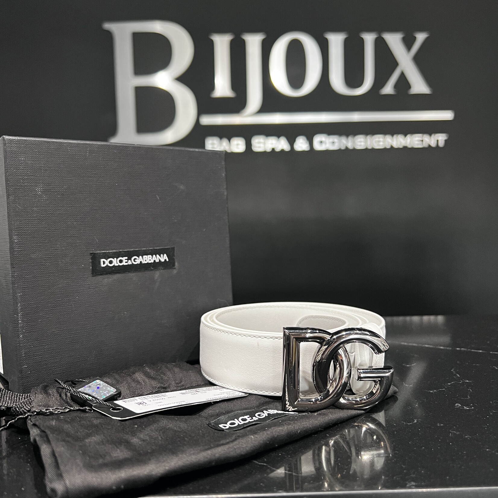 Dolce & Gabbana SOLD - Dolce & Gabbana Logo Buckle Belt