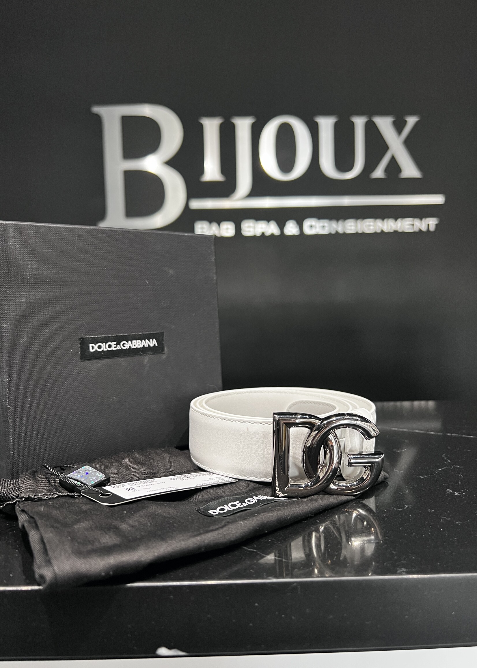 Dolce & Gabbana SOLD - Dolce & Gabbana Logo Buckle Belt