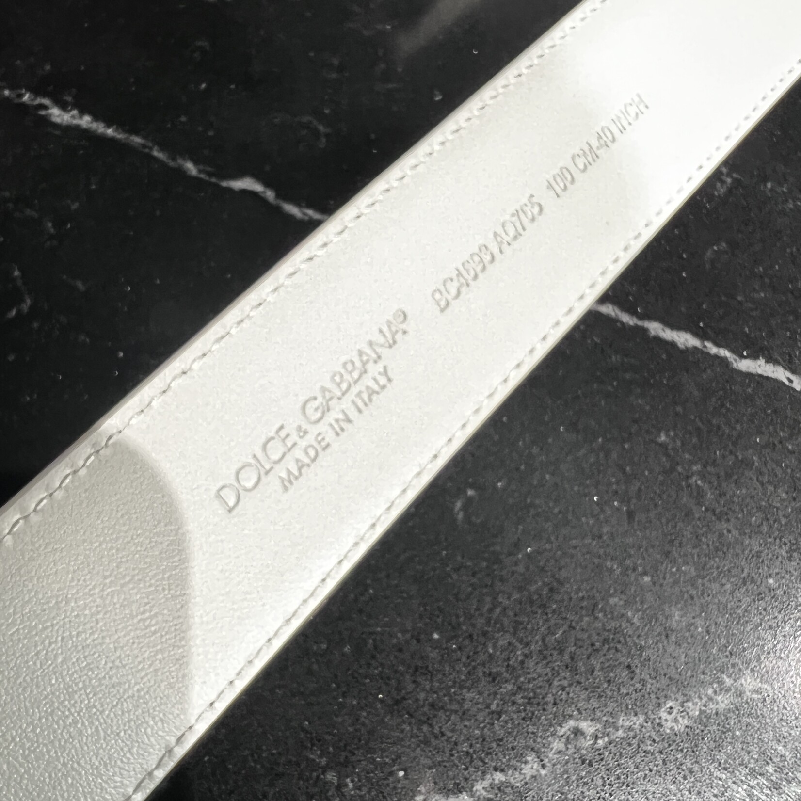 Dolce & Gabbana SOLD - Dolce & Gabbana Logo Buckle Belt