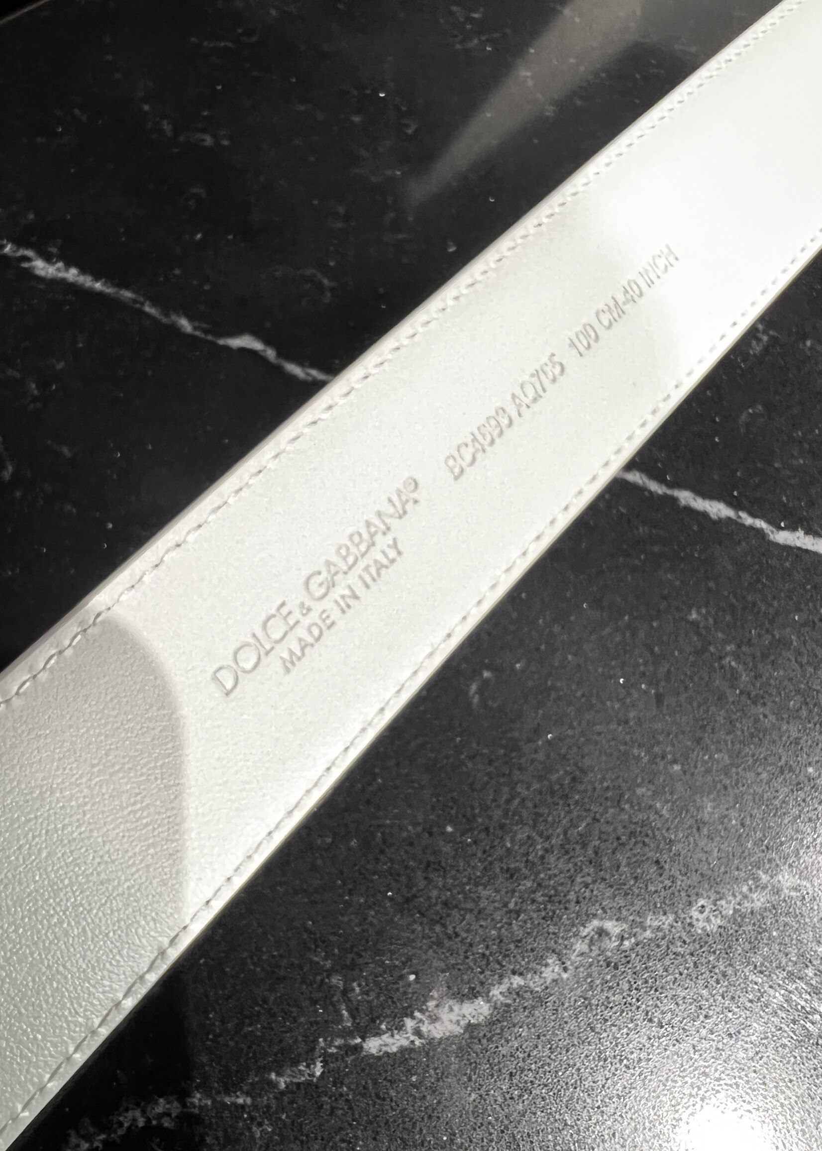 Dolce & Gabbana SOLD - Dolce & Gabbana Logo Buckle Belt