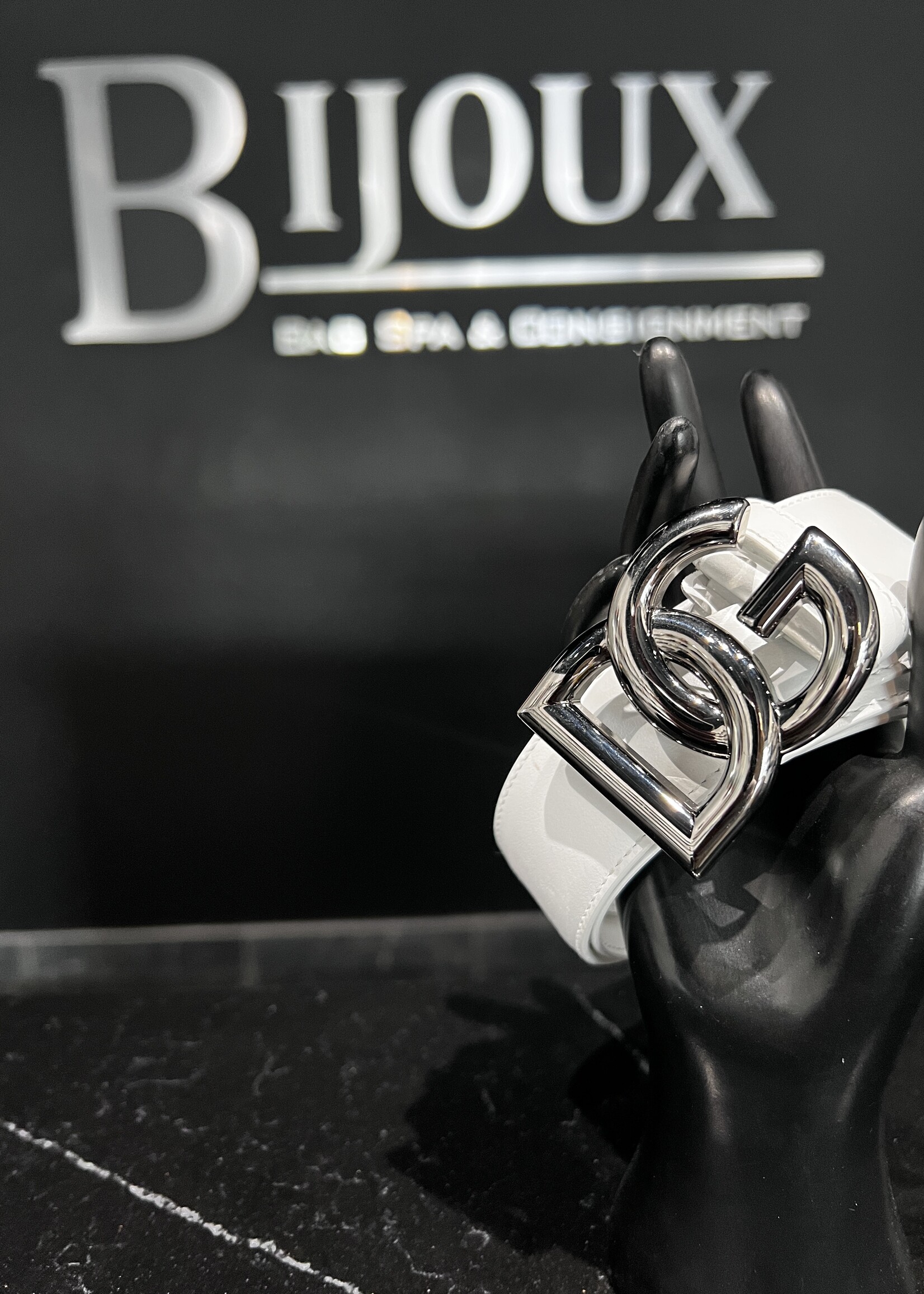 Dolce & Gabbana SOLD - Dolce & Gabbana Logo Buckle Belt