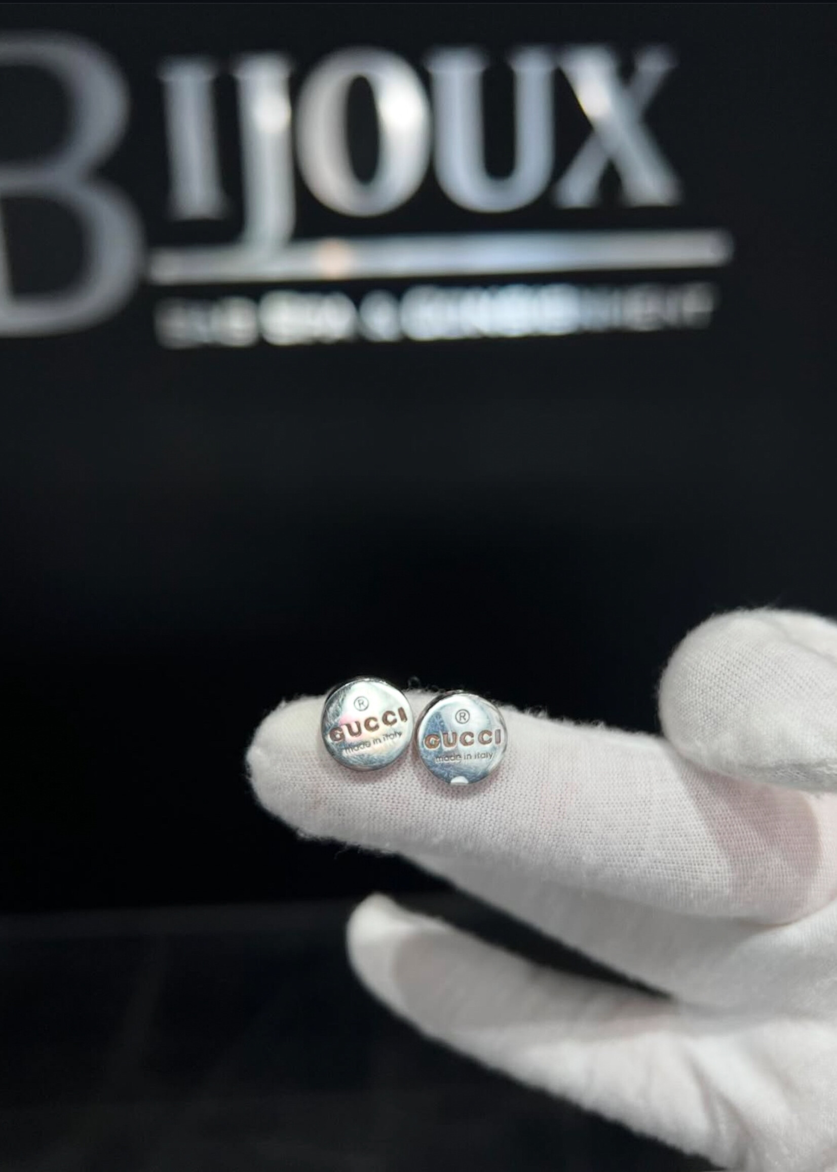 Gucci SOLD- Gucci Sterling Silver Stud Earrings