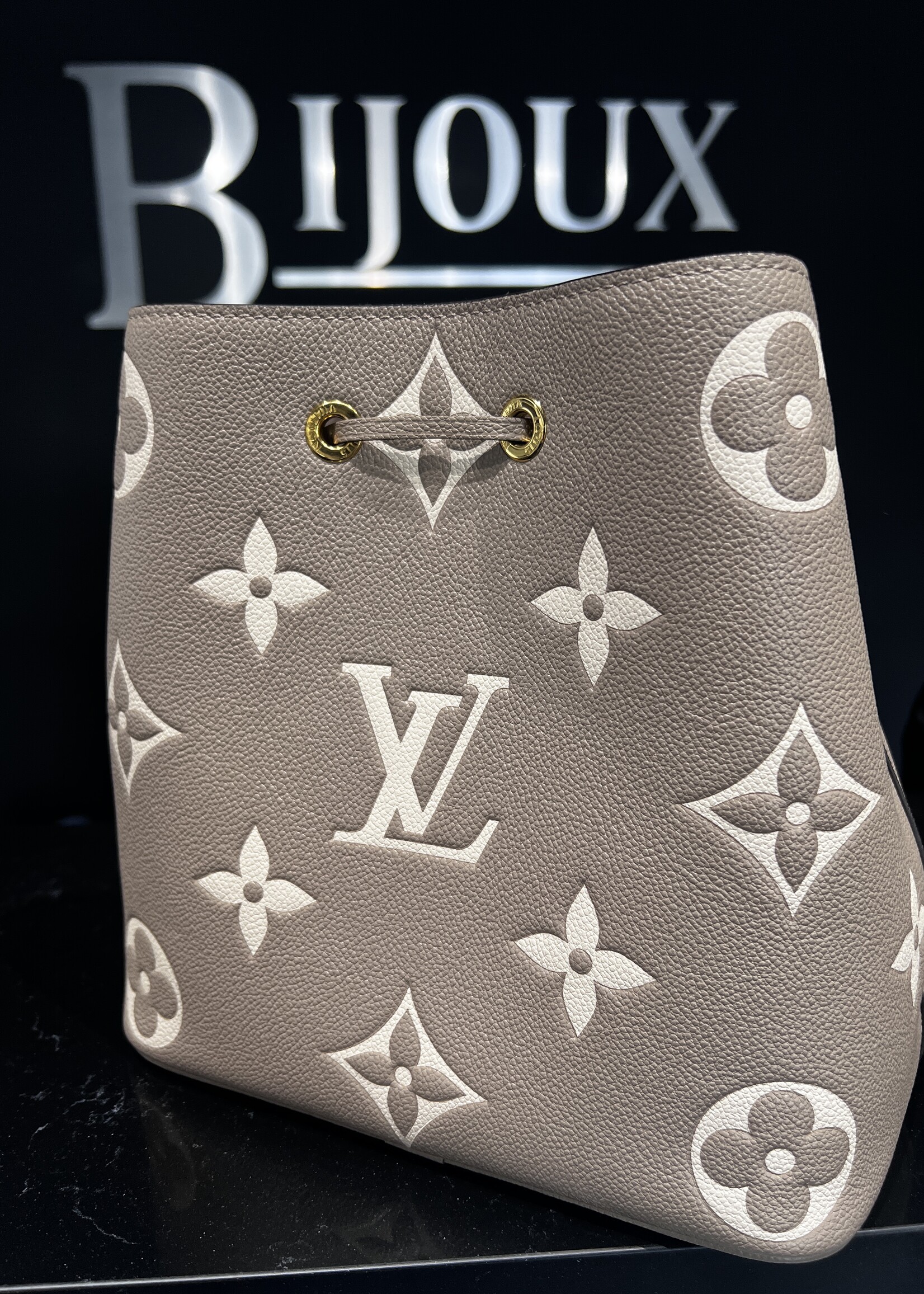 Louis Vuitton SOLD - Louis Vuitton NoeNoe Empreinte MM Nude