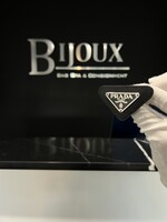 Prada SOLD - Prada Logo Brooch