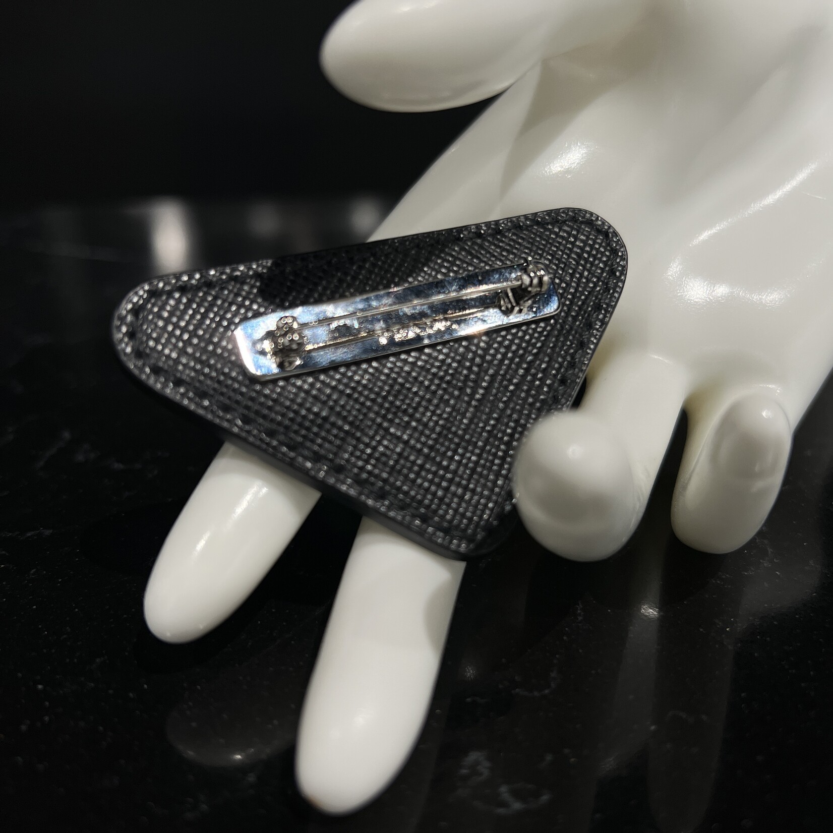 Prada Prada Logo Brooch