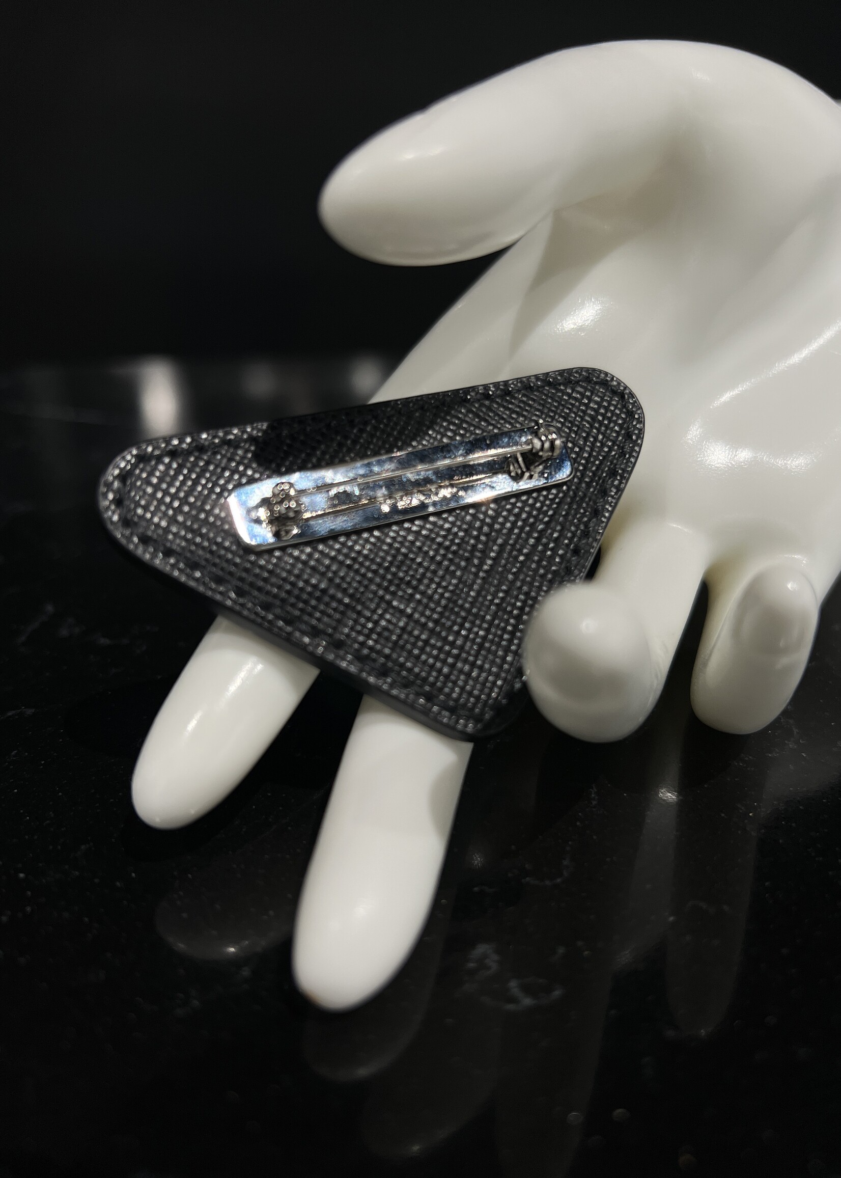 Prada SOLD - Prada Logo Brooch