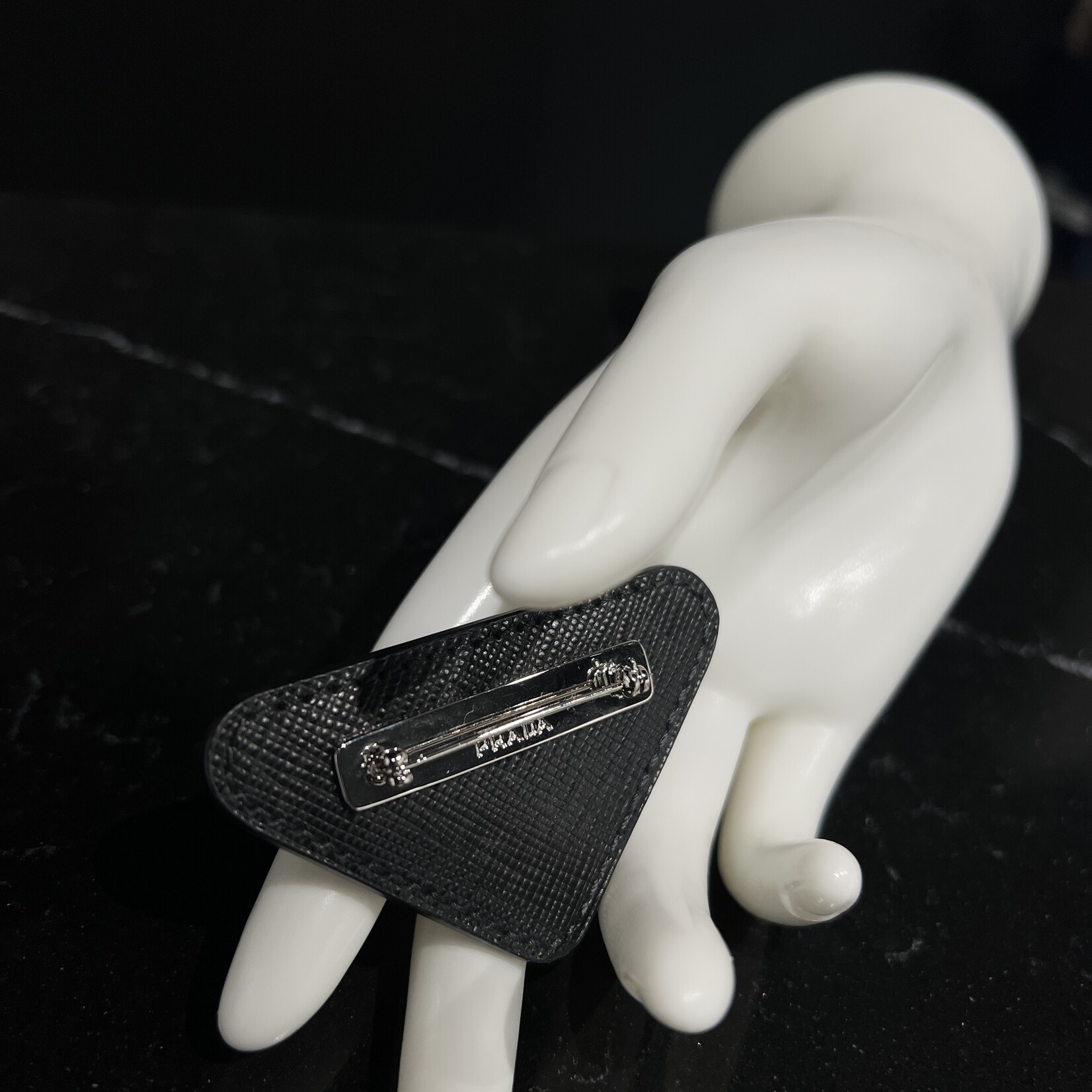 Prada Prada Logo Brooch