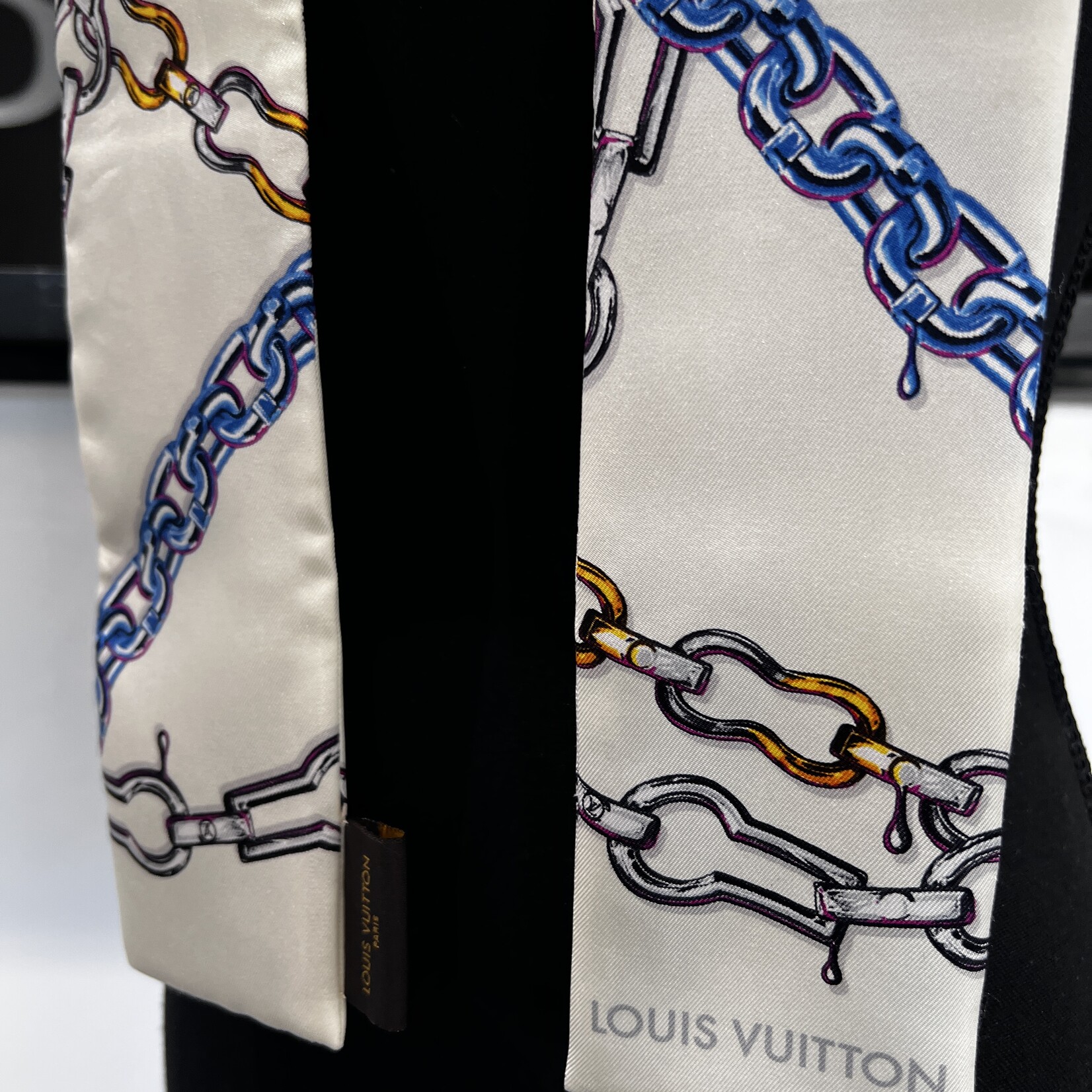 Louis Vuitton Louis Vuitton Monogram Chain Bandeau White