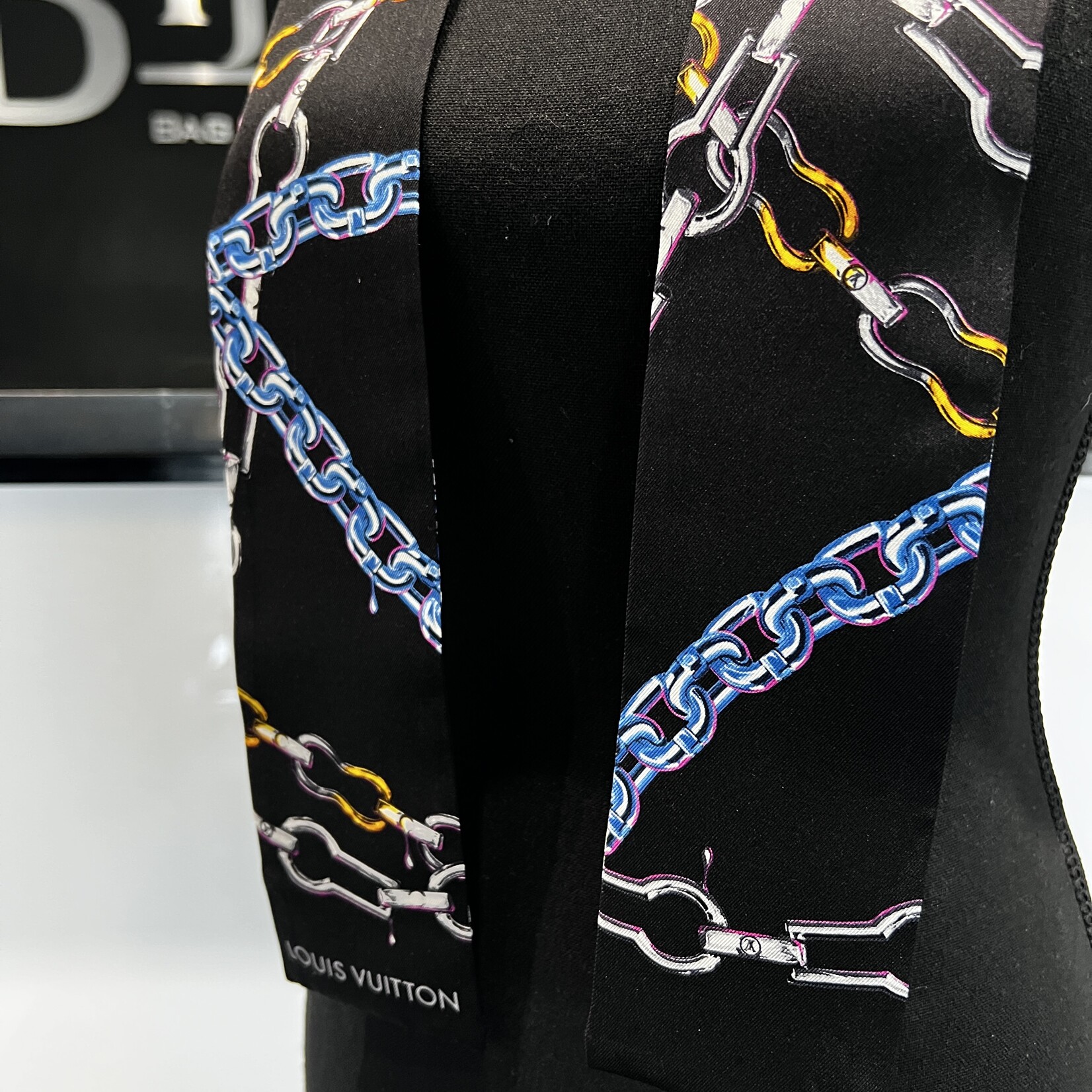 Louis Vuitton SOLD - Louis Vuitton Monogram Chain Bandeau Black