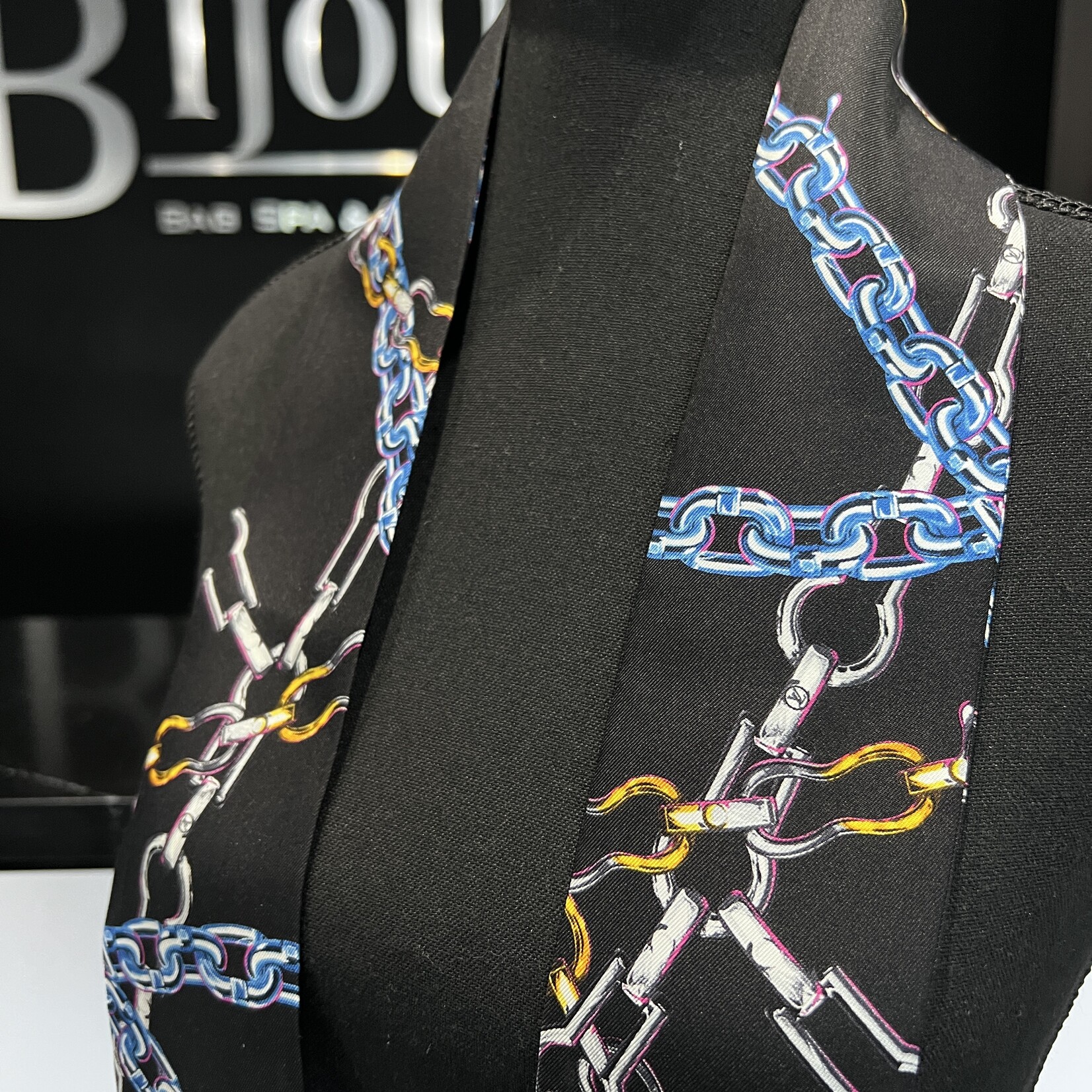 Louis Vuitton SOLD - Louis Vuitton Monogram Chain Bandeau Black