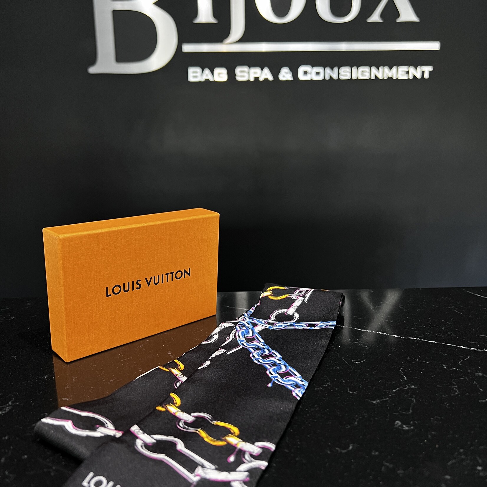 Louis Vuitton SOLD - Louis Vuitton Monogram Chain Bandeau Black