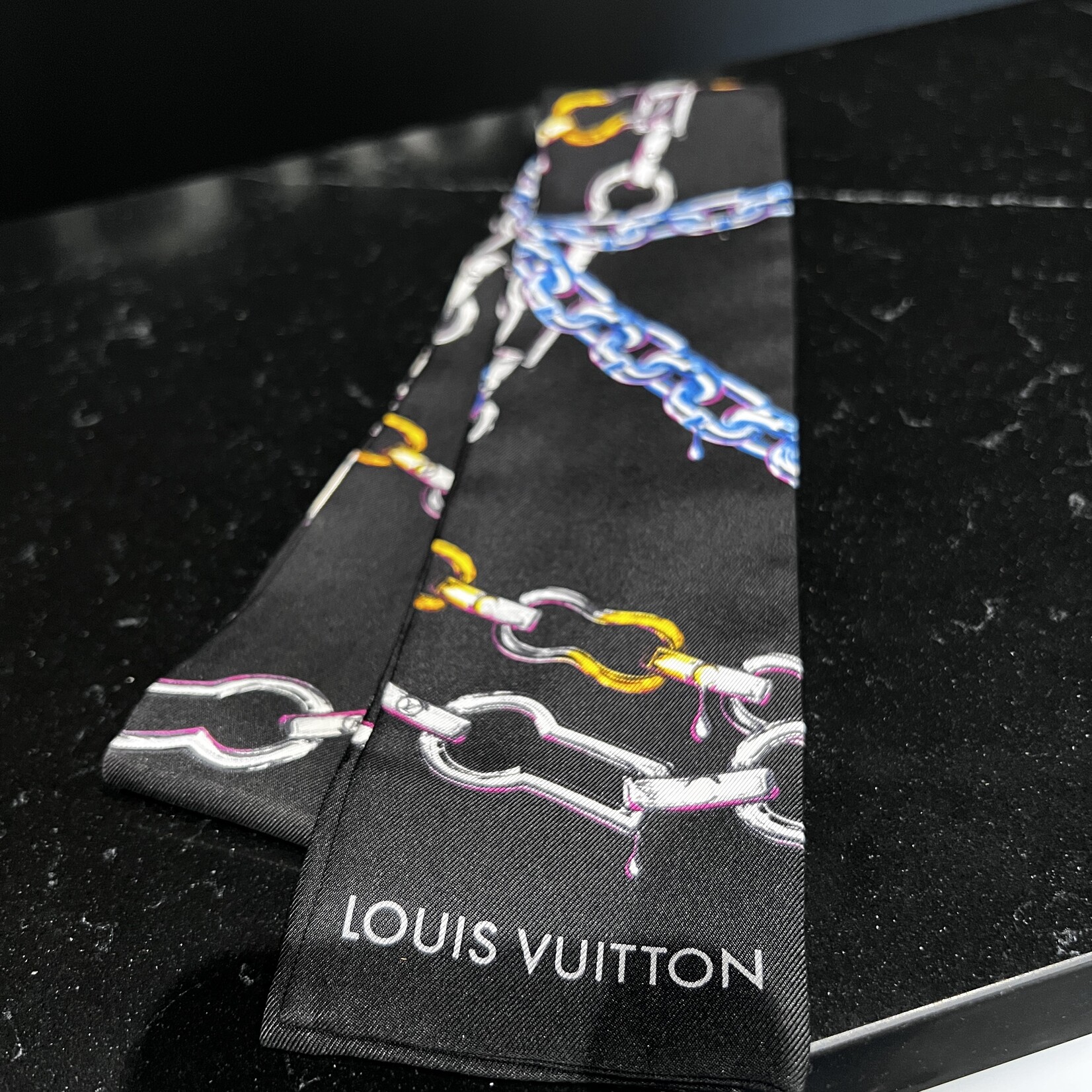 Louis Vuitton SOLD - Louis Vuitton Monogram Chain Bandeau Black