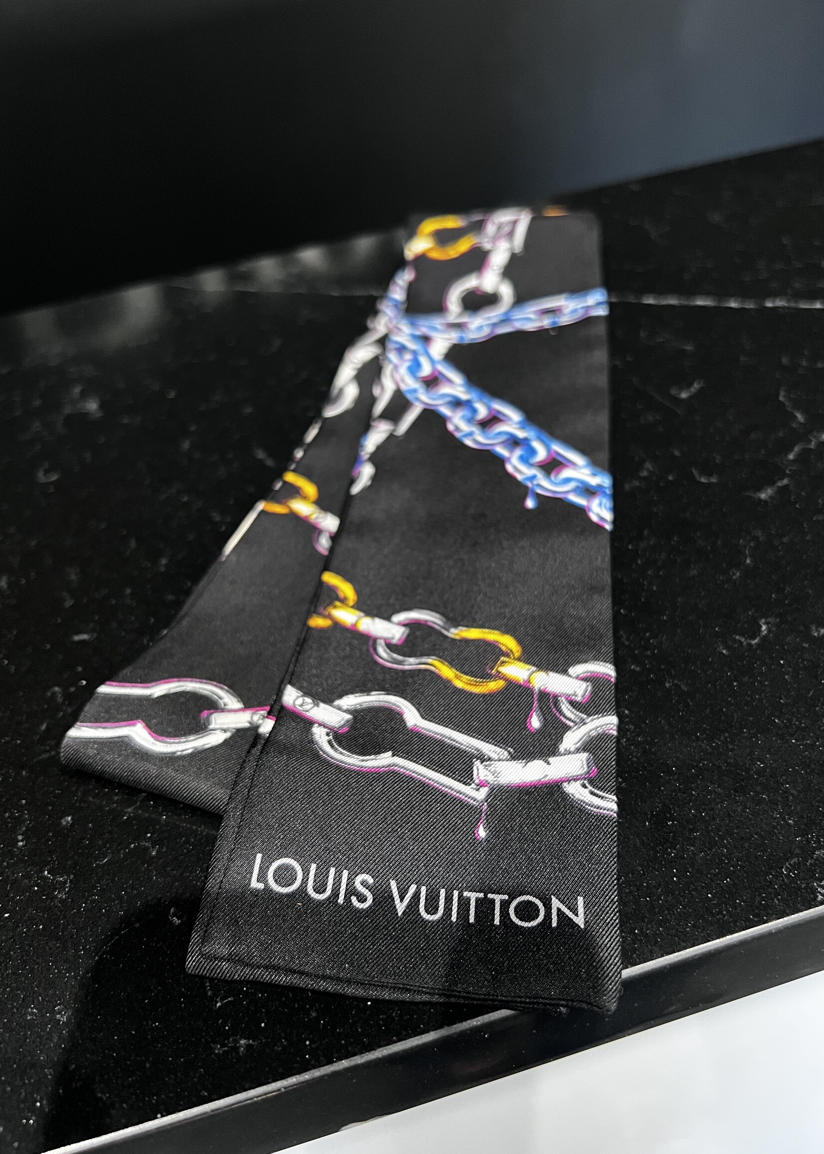 Louis Vuitton SOLD - Louis Vuitton Monogram Chain Bandeau Black