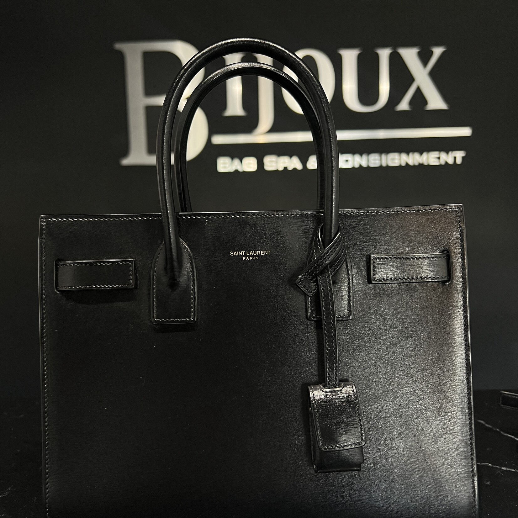 Saint Laurent SOLD - Saint Laurent Sac De Jour Baby Black